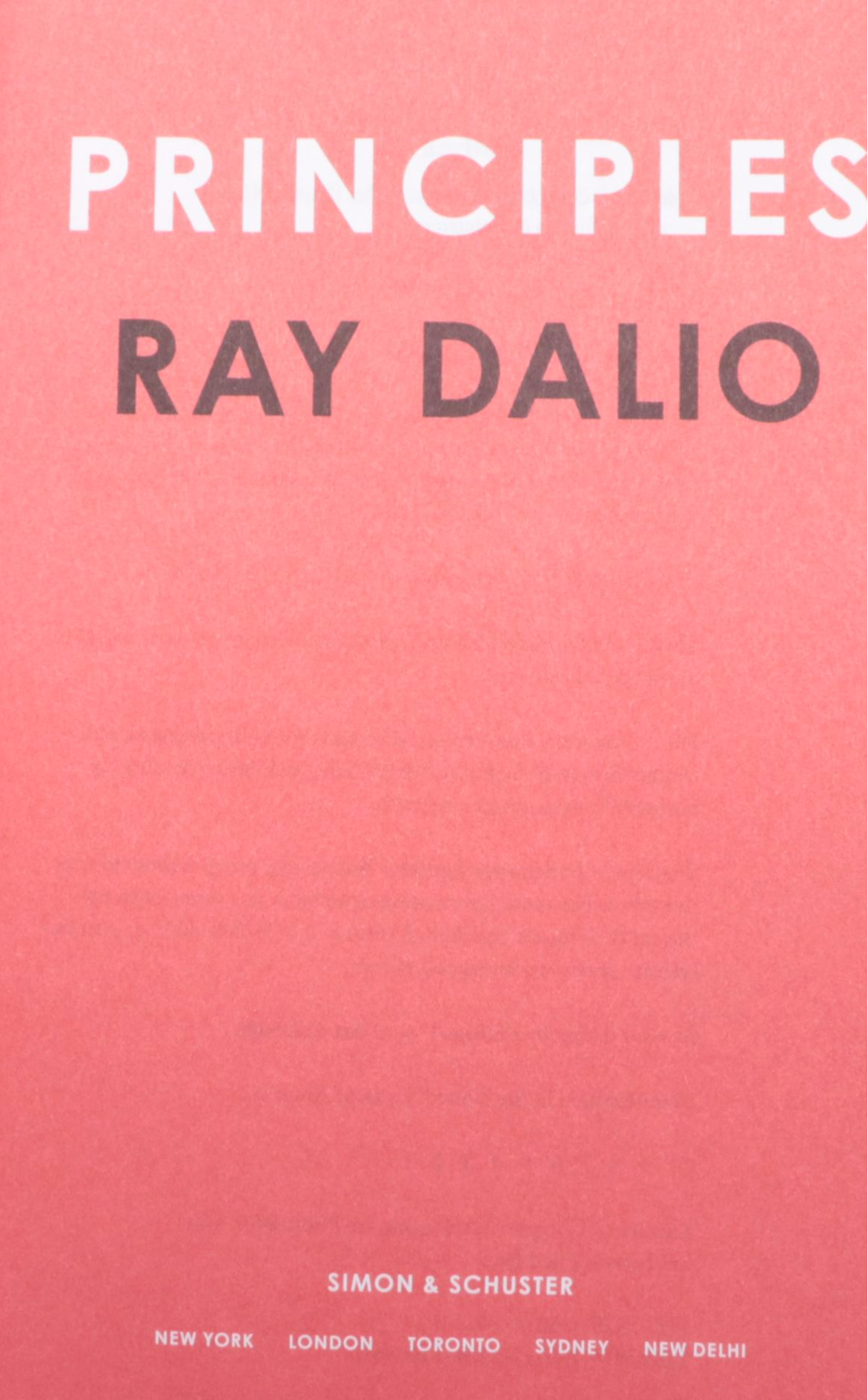 First Edition "Principles" by Ray Dalio and More Nonfiction and Fiction Books