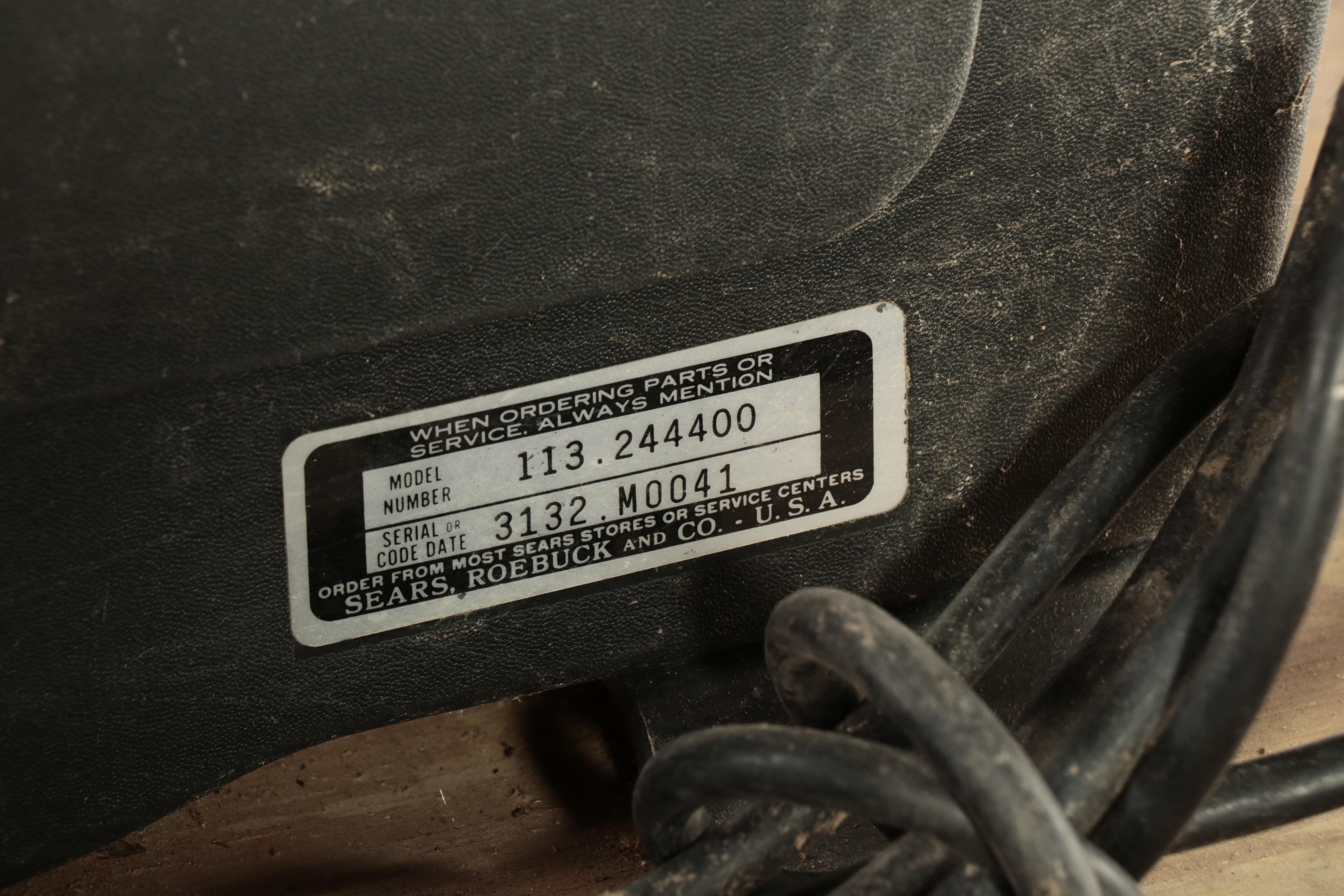 Craftsman 10" Motorized Band Saw with Wood Work Table