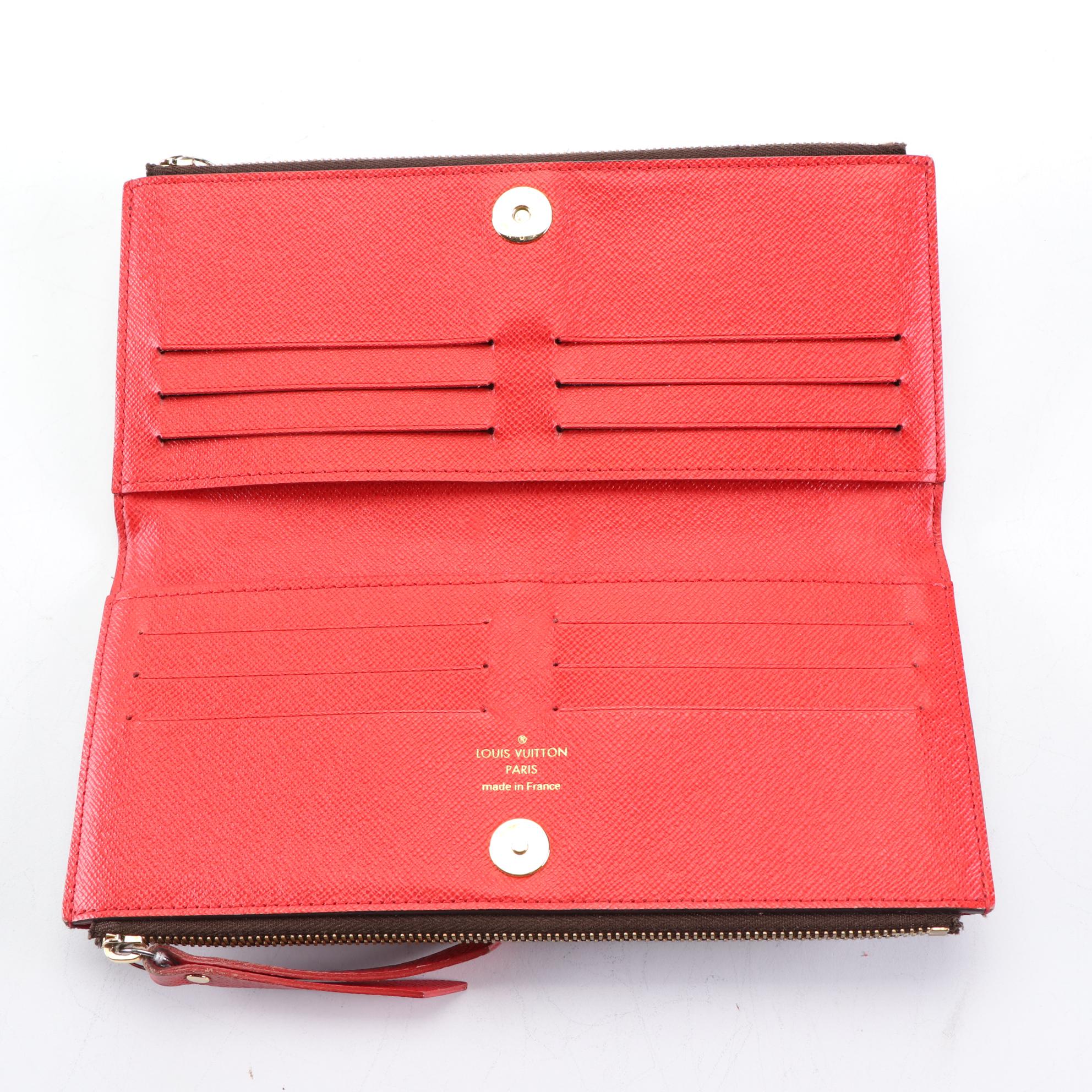 Louis Vuitton Adele Double Zip Wallet in Monogram Canvas