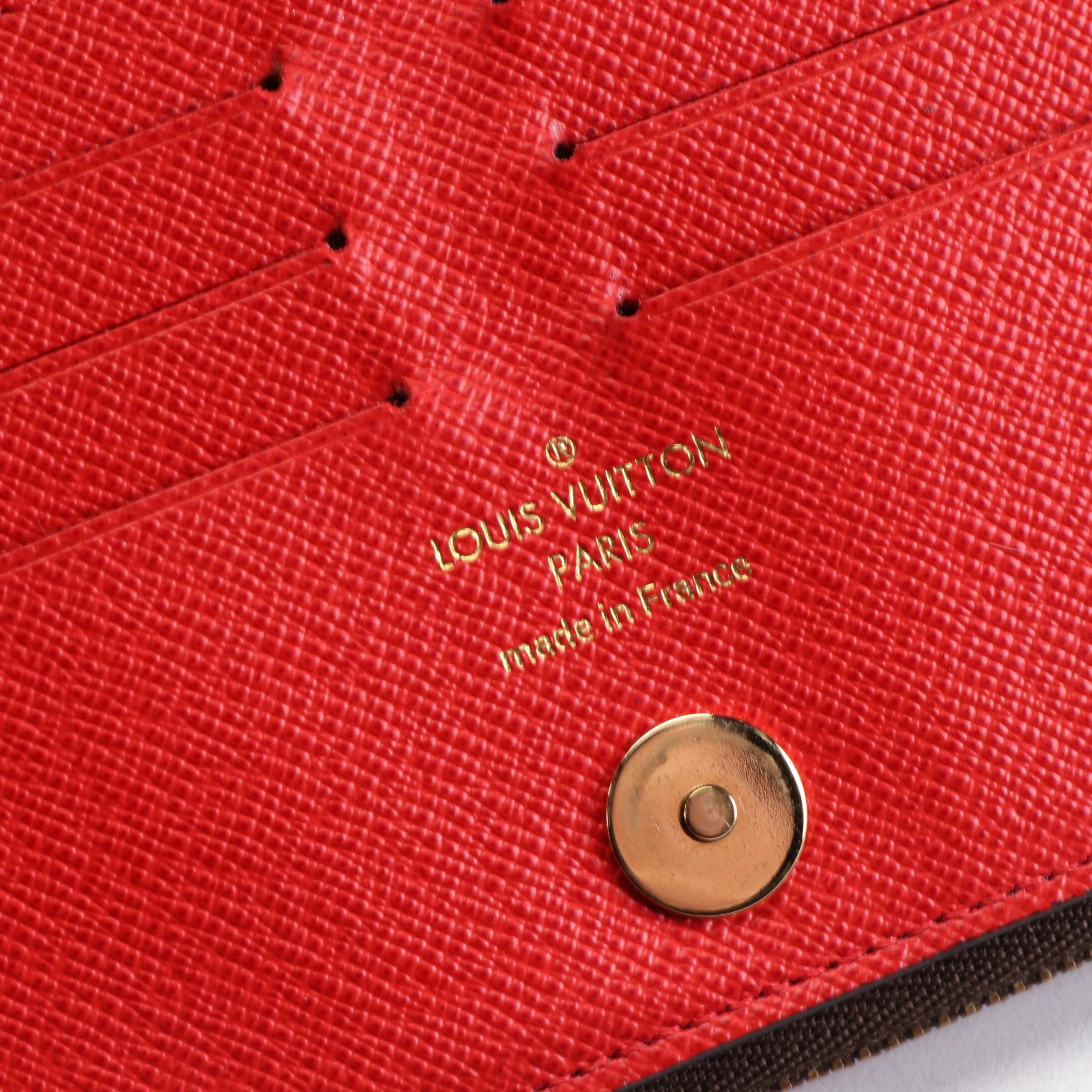 Louis Vuitton Adele Double Zip Wallet in Monogram Canvas