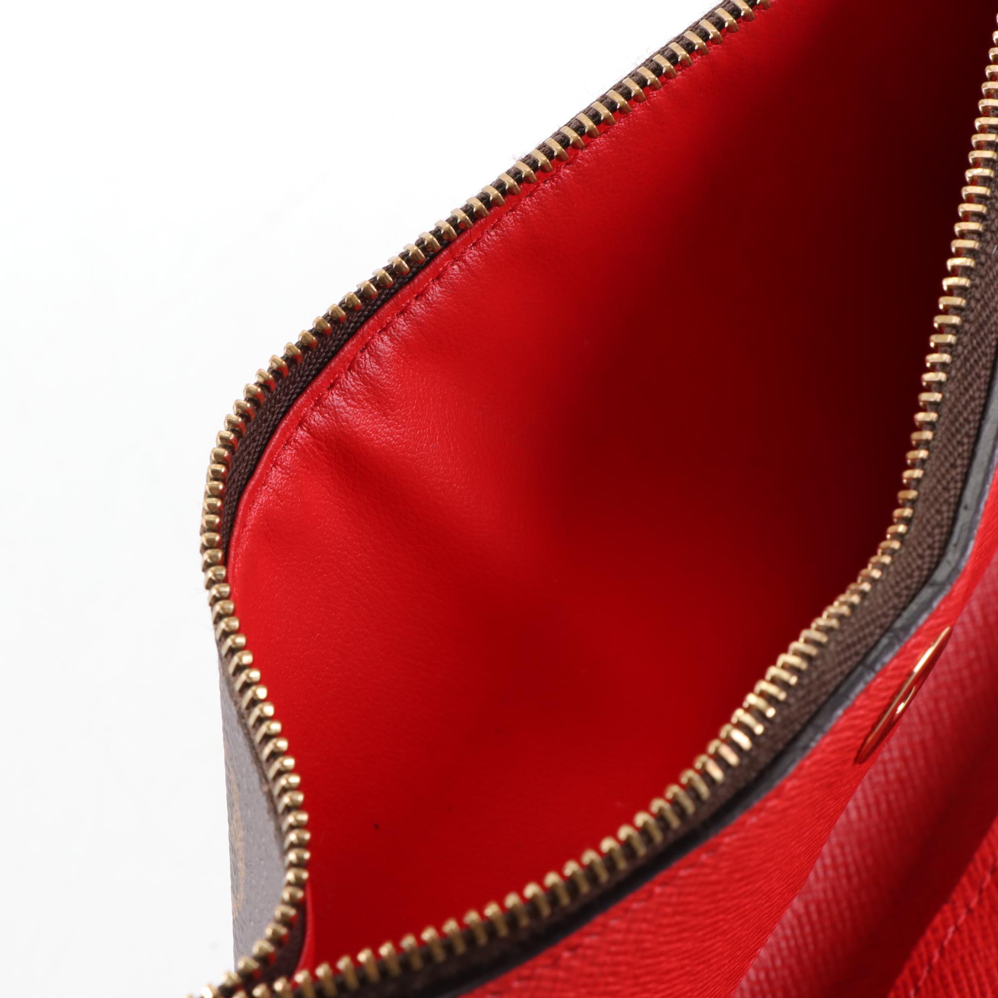 Louis Vuitton Adele Double Zip Wallet in Monogram Canvas