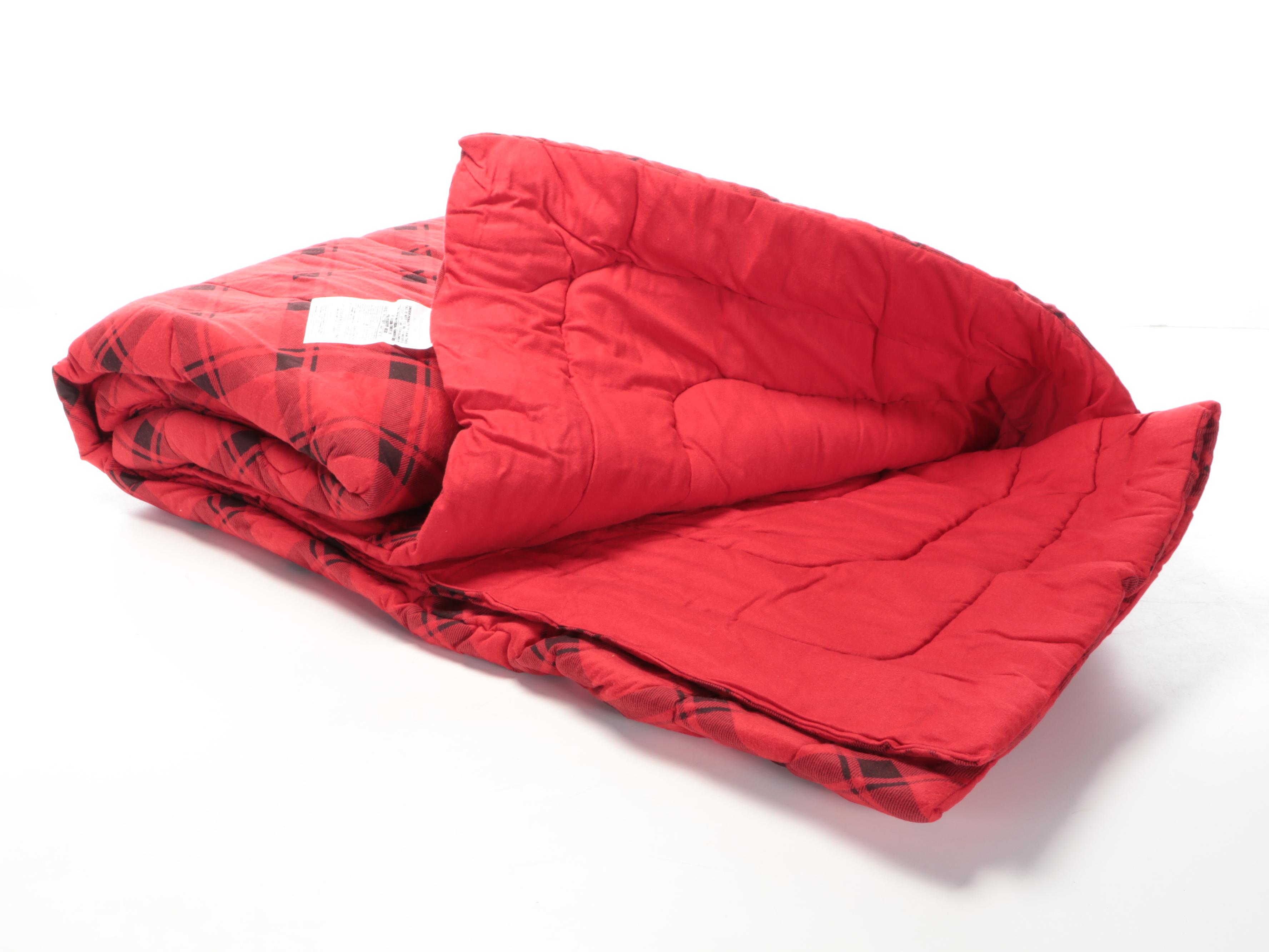 Crown Craft and J. P. Stevens Plaid Blankets EBTH