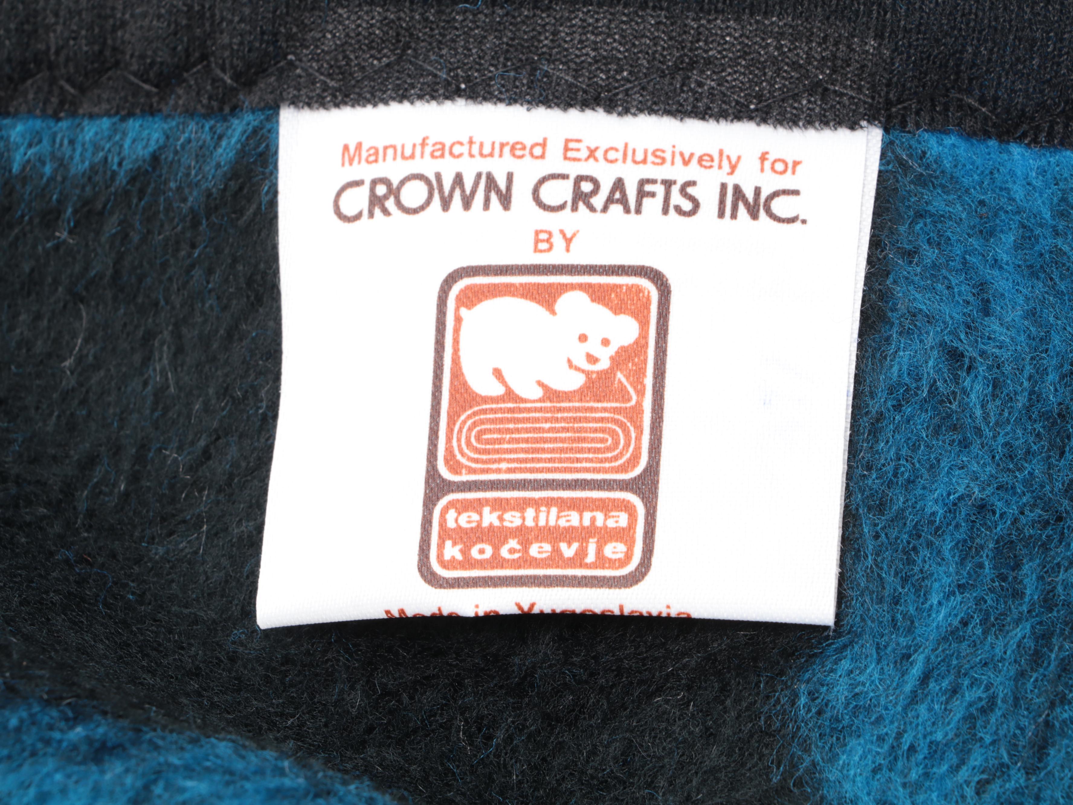 Crown Craft and J. P. Stevens Plaid Blankets