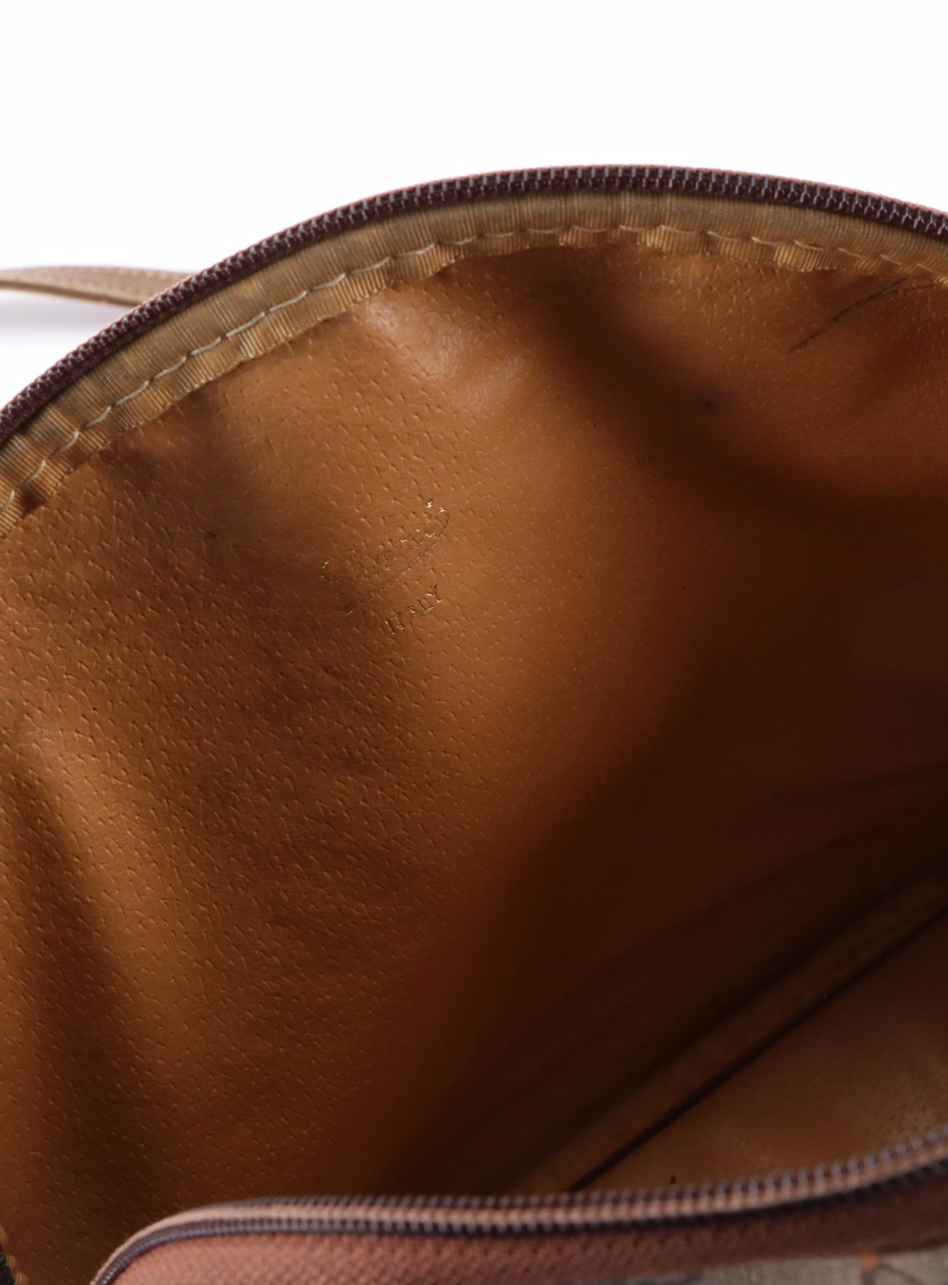 Gucci Small Crossbody Bag in GG Supreme Coated Canvas and Leather Trim