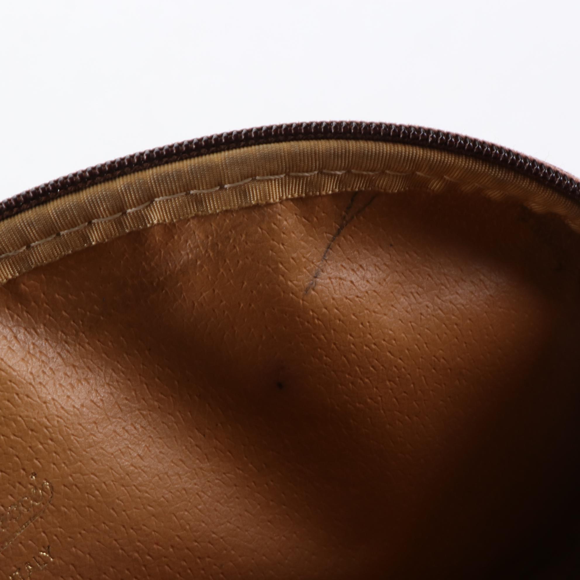 Gucci Small Crossbody Bag in GG Supreme Coated Canvas and Leather Trim