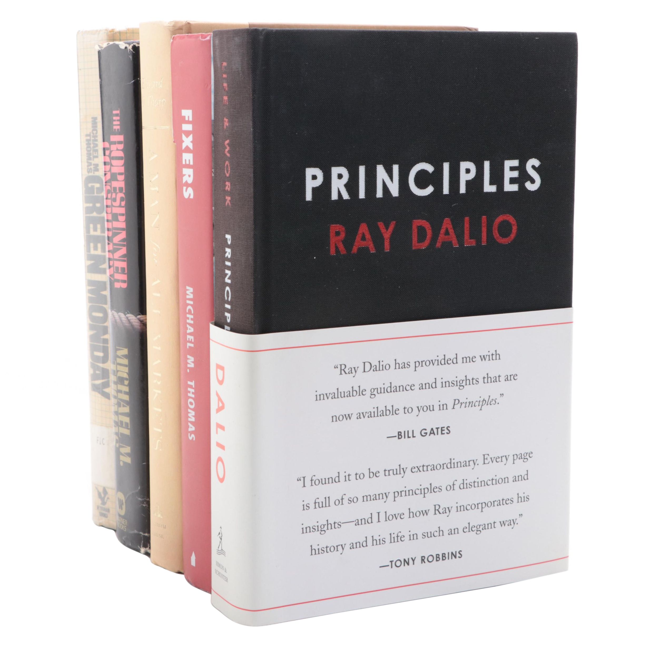 First Edition "Principles" by Ray Dalio and More Nonfiction and Fiction Books