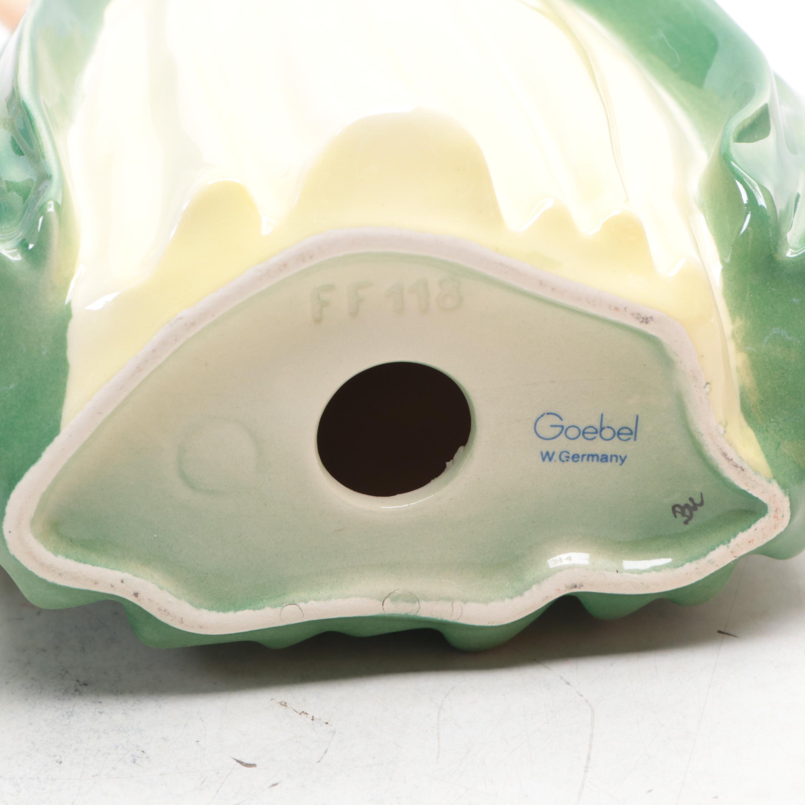 Goebel "Say Please" and Other Porcelain Lady in Gown Figurines