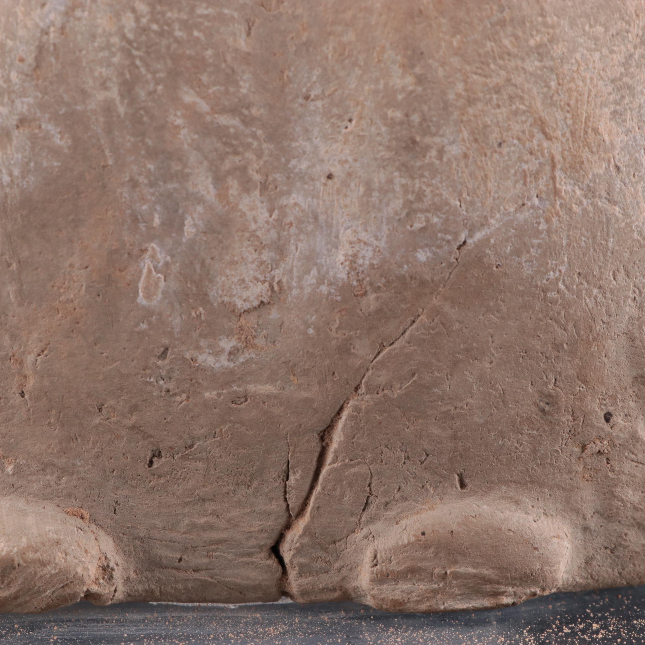 Large Earthenware Tomb Figure, Possibly Han Dynasty