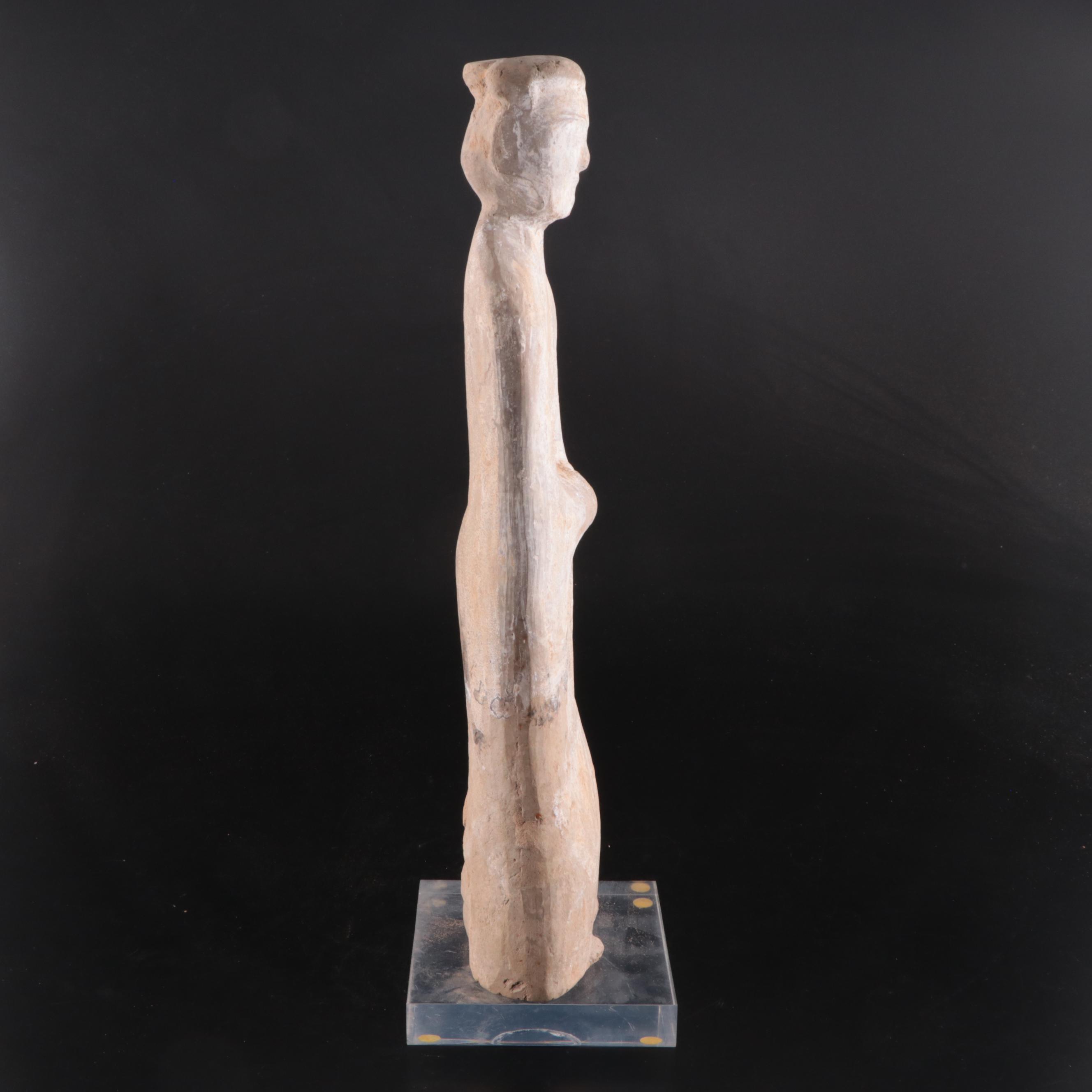 Large Earthenware Tomb Figure, Possibly Han Dynasty