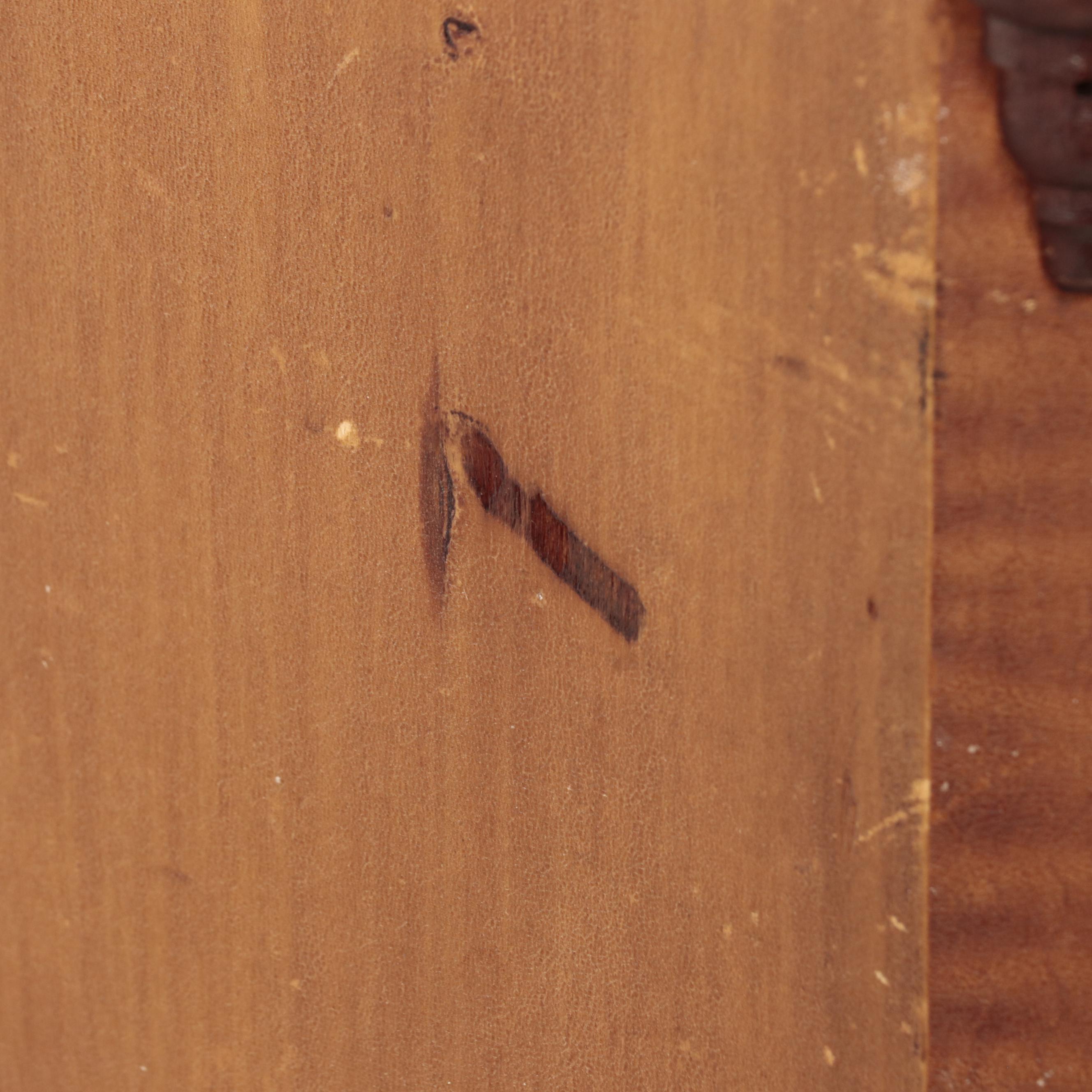 Victorian Tiger Maple, Bird's-Eye Maple, Oak, Walnut, and Pine Four-Drawer Chest