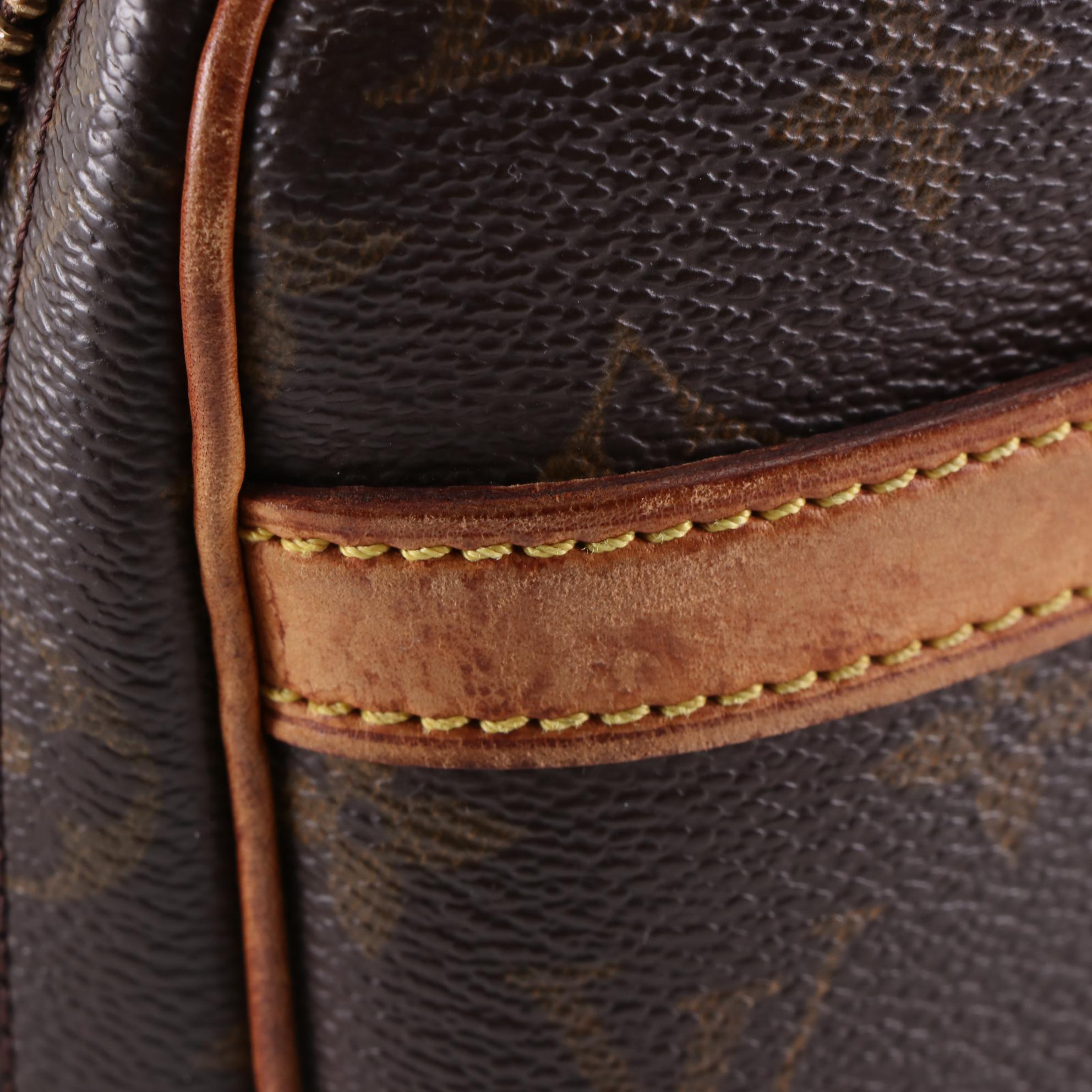 Louis Vuitton Reporter PM Bag in Monogram Canvas and Vachetta Leather