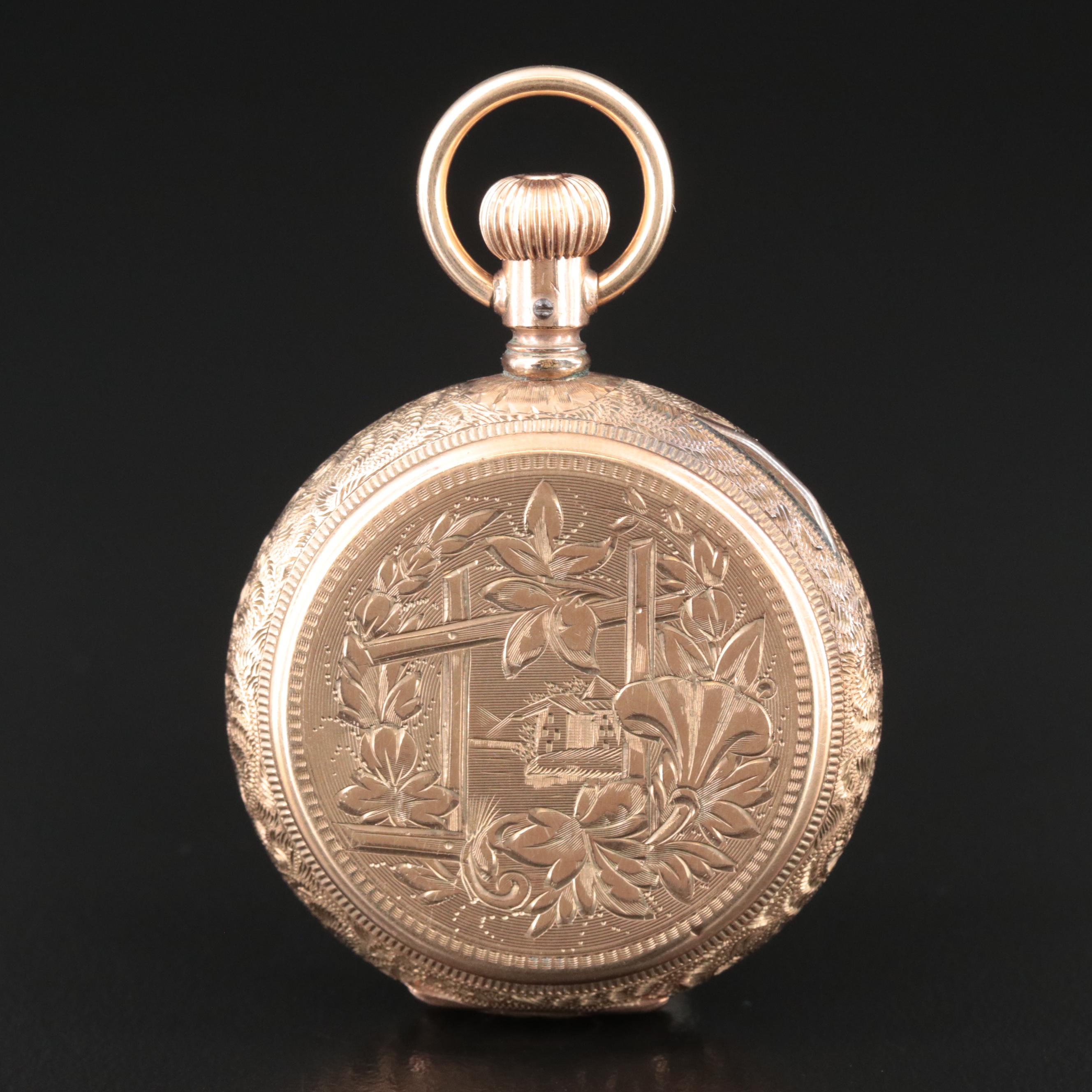 1888 Elgin Hunting Case Pocket Watch