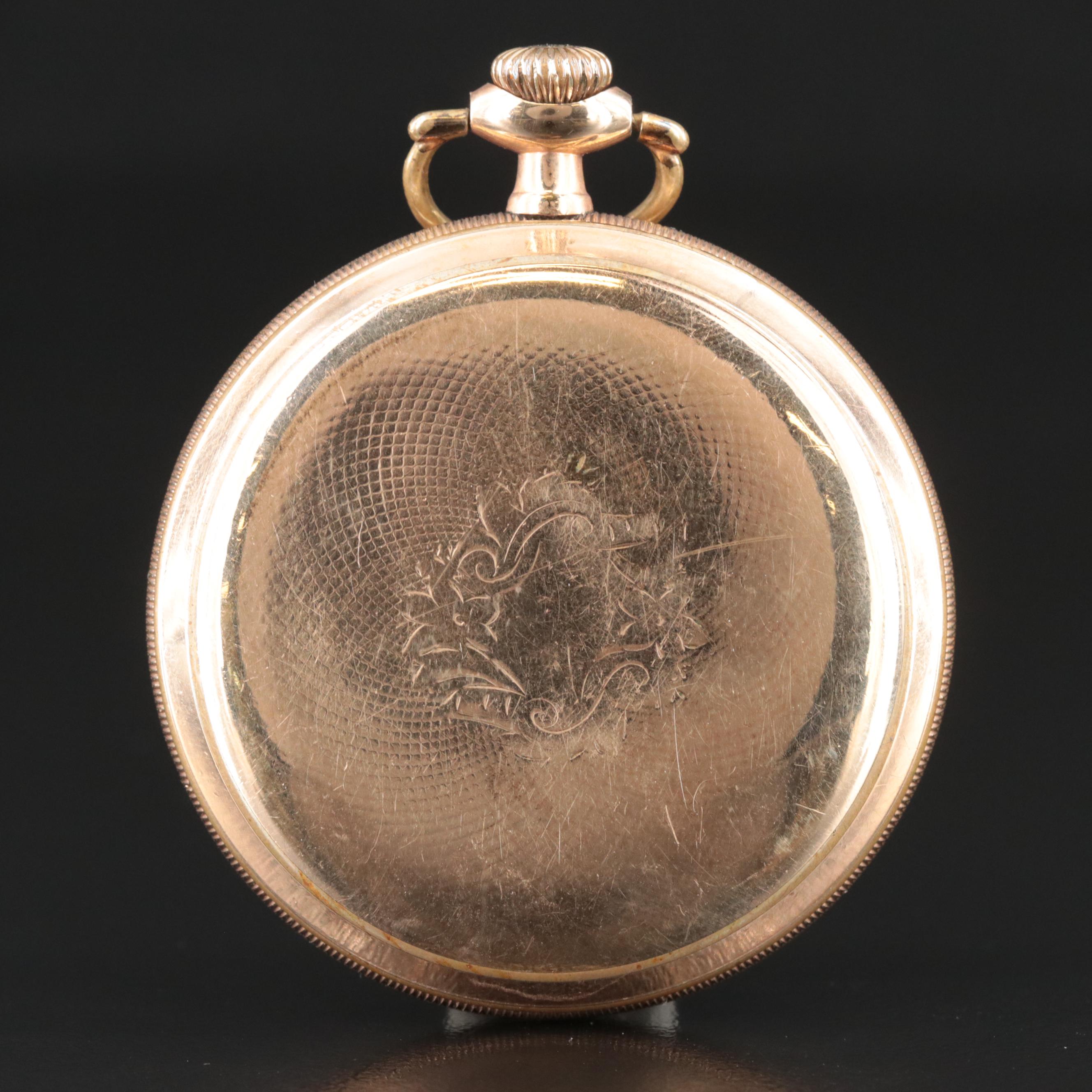 Circa 1919 Elgin Open Face Pocket Watch