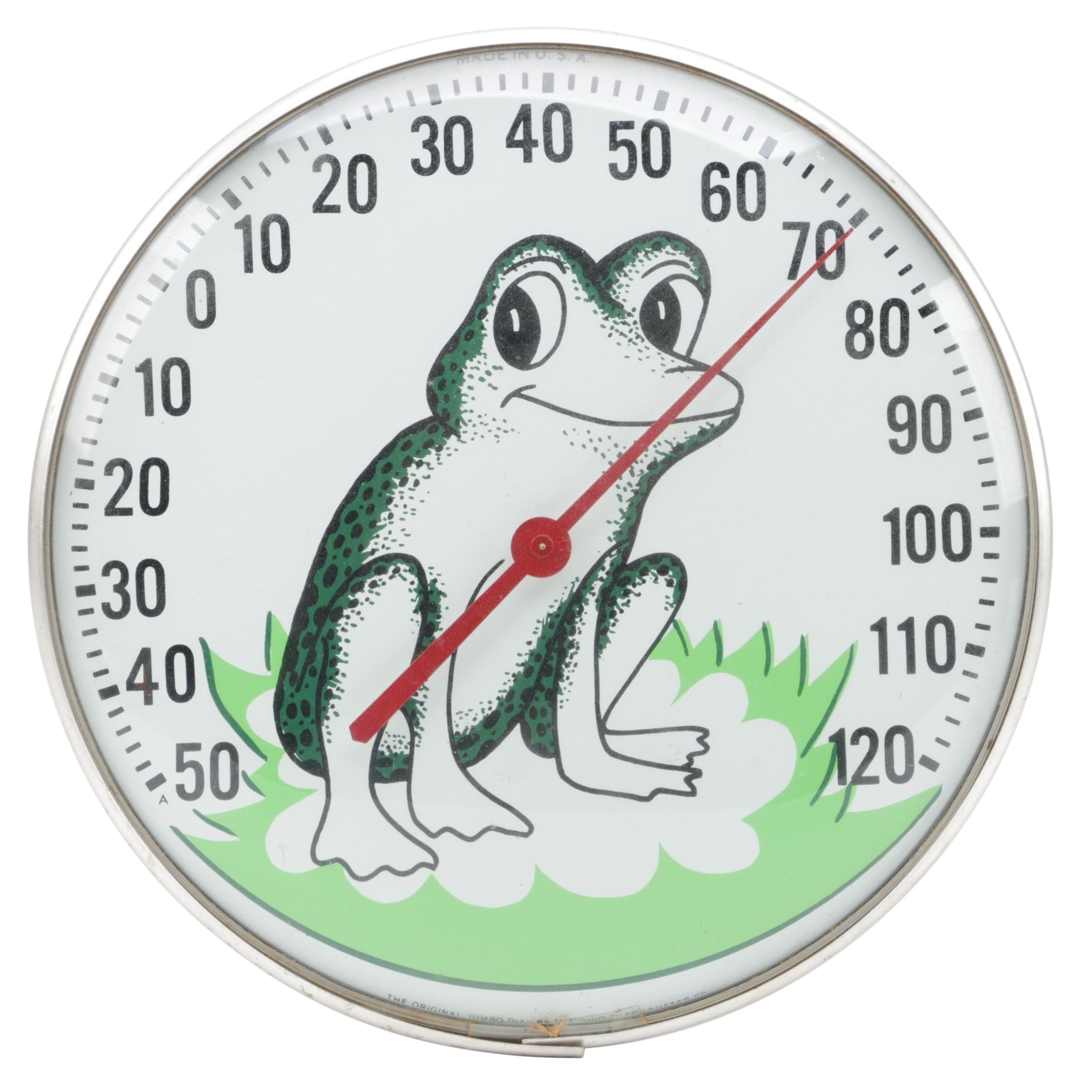 Ohio Thermometer Co. Jumbo Dial Frog Thermometer EBTH