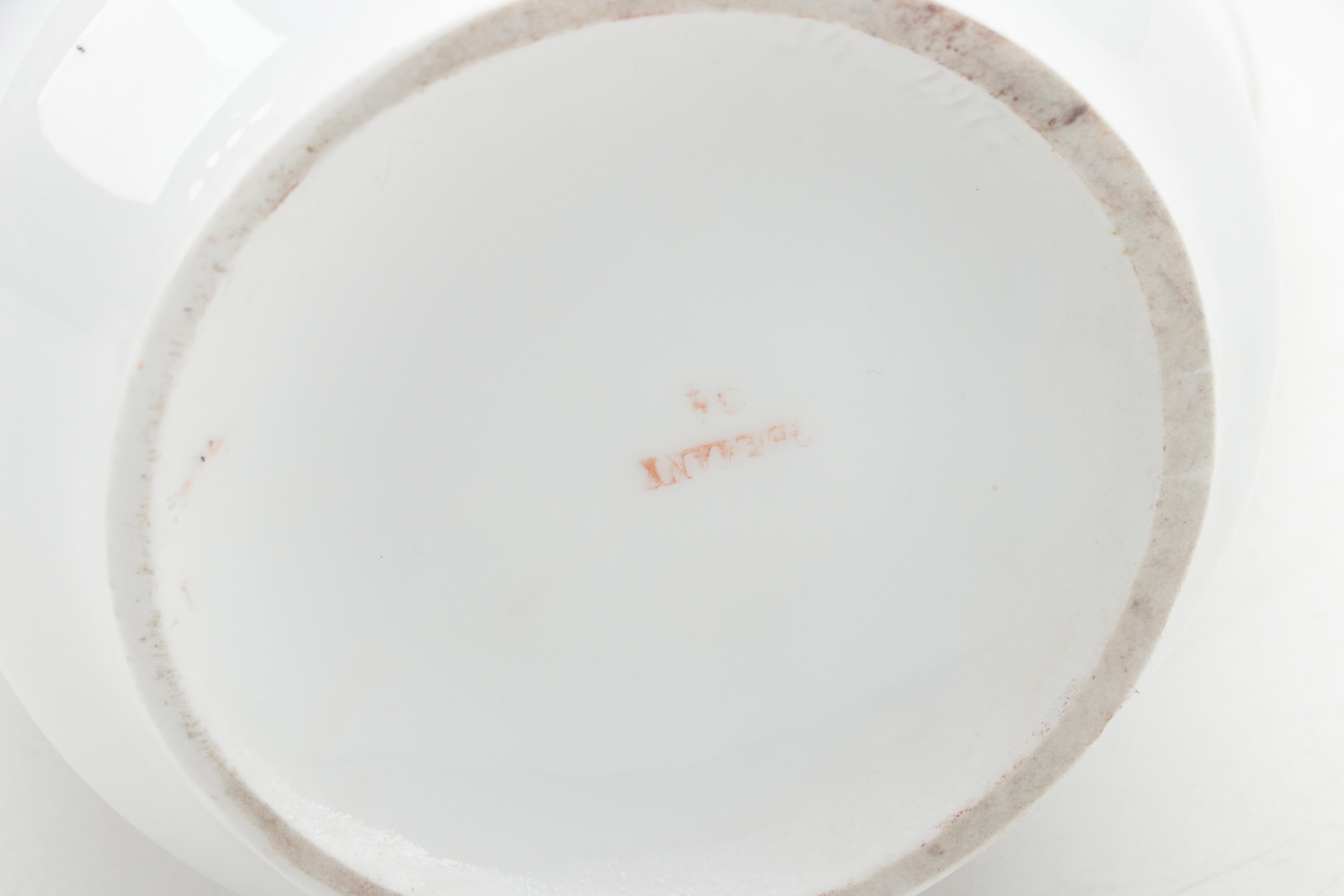 German Porcelain Hot Chocolate Set, Early to Mid 20th Century