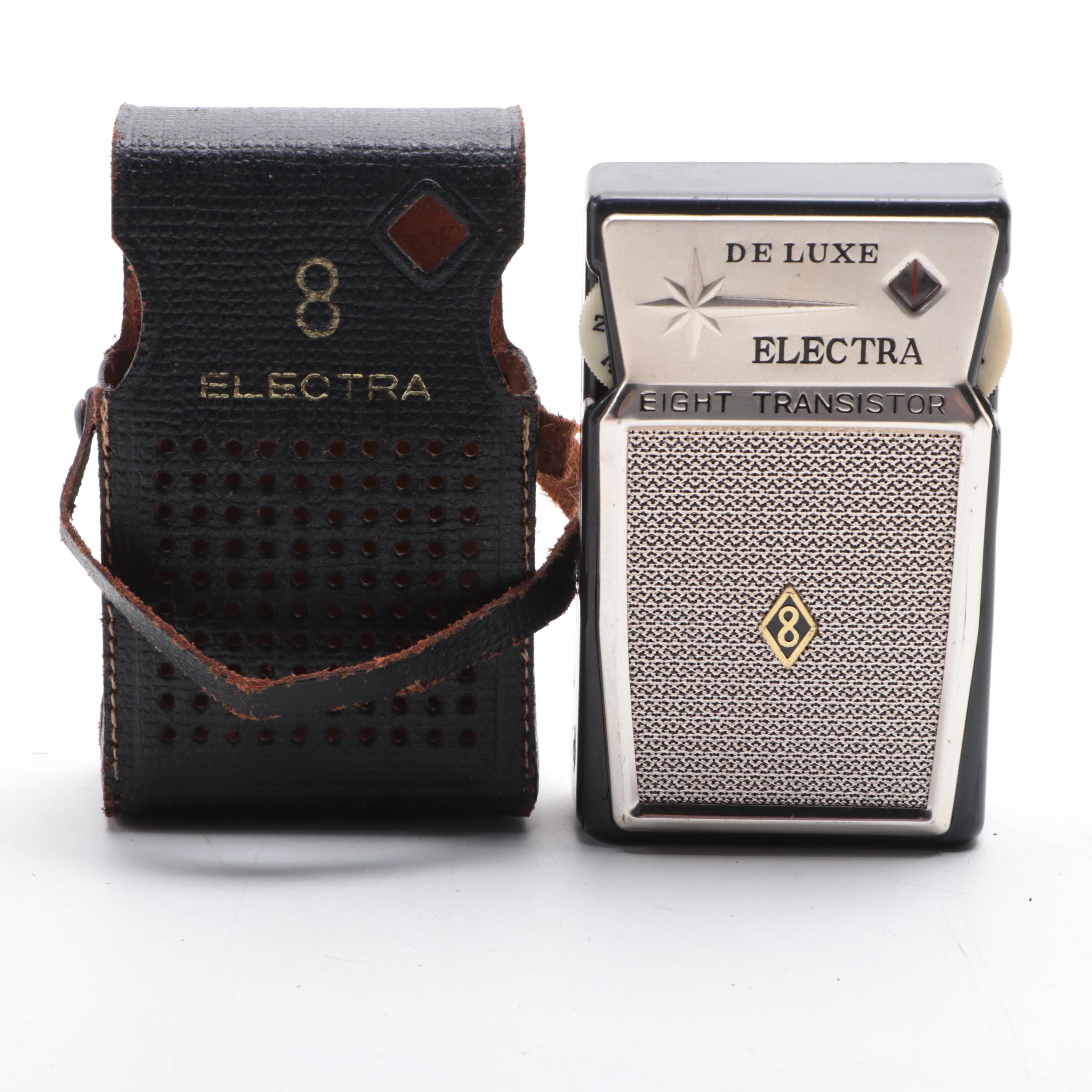 Emerson Vanguard Transistor Radio and Deluxe Electra Transistor Radio, More