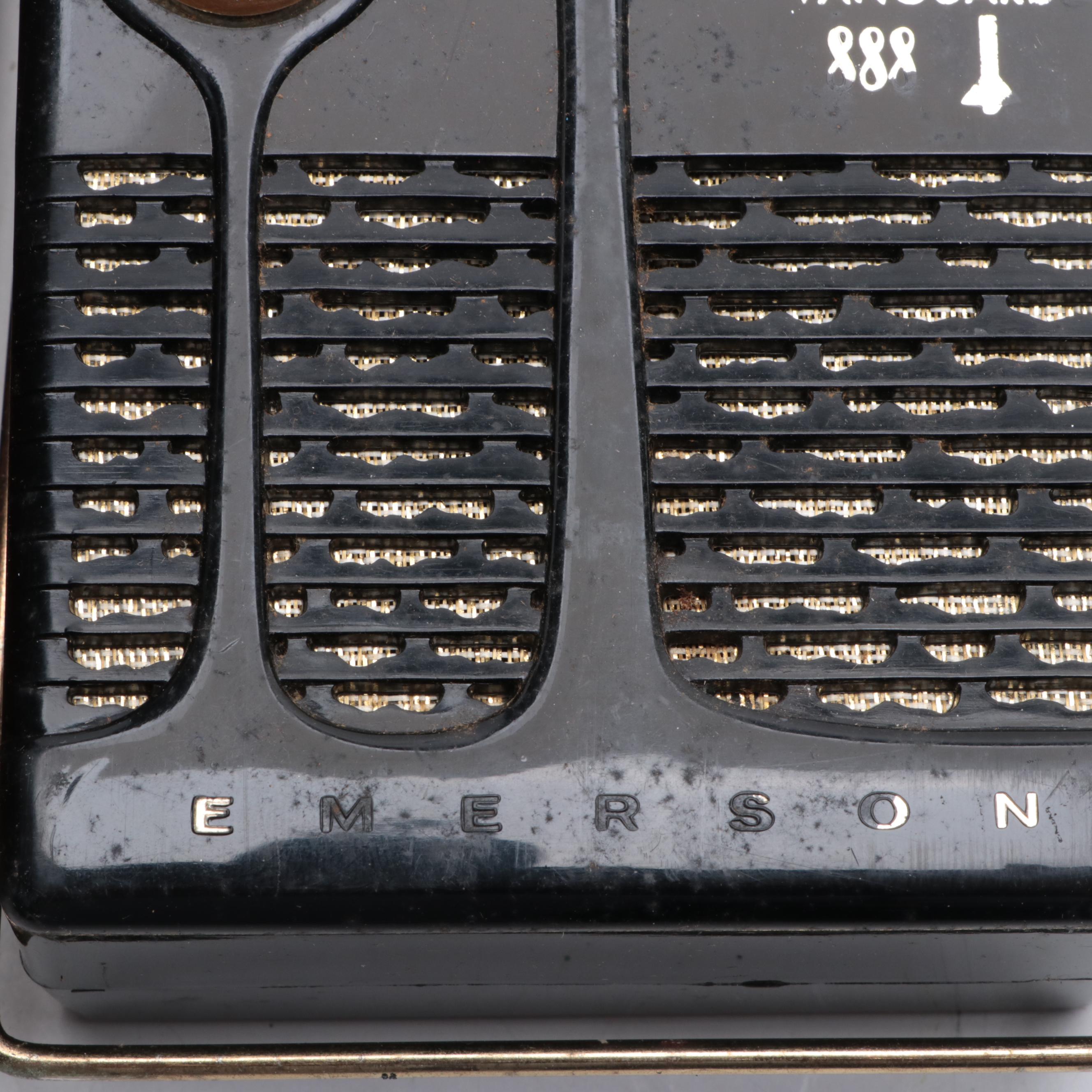 Emerson Vanguard Transistor Radio and Deluxe Electra Transistor Radio, More