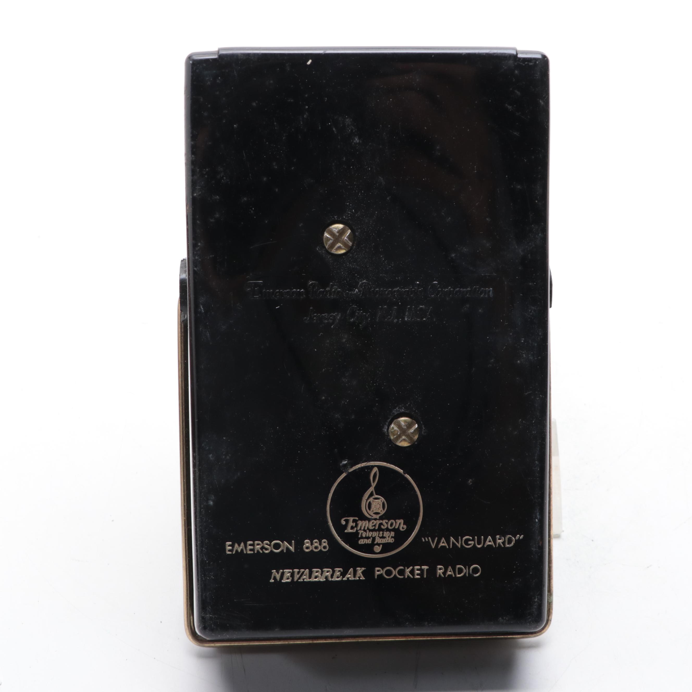 Emerson Vanguard Transistor Radio and Deluxe Electra Transistor Radio, More