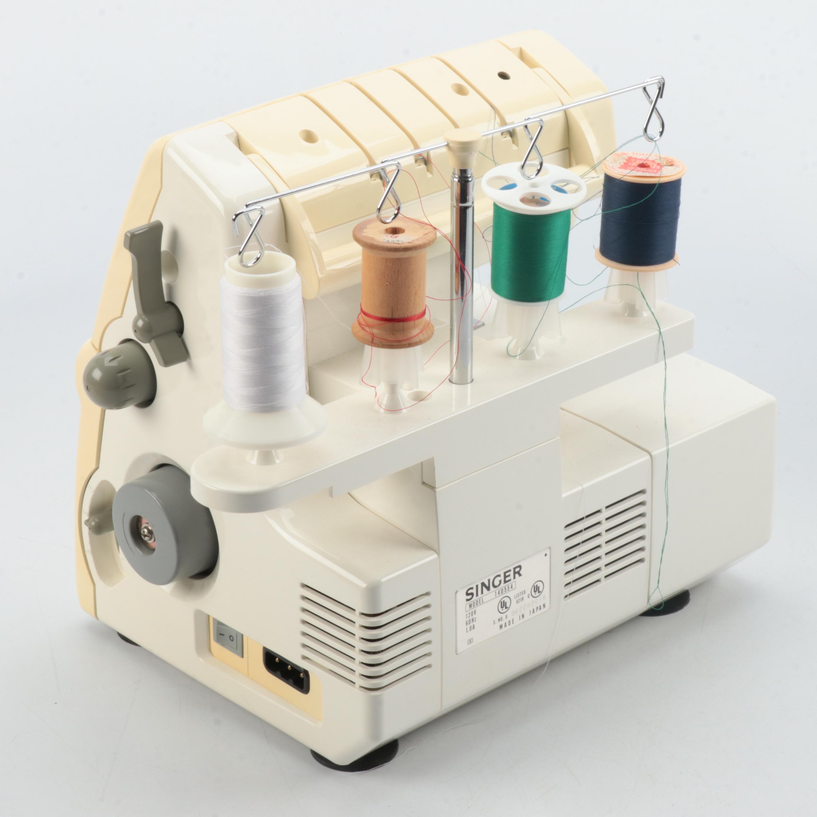Singer Ultralock Serger, Model 14U554, with Accessories