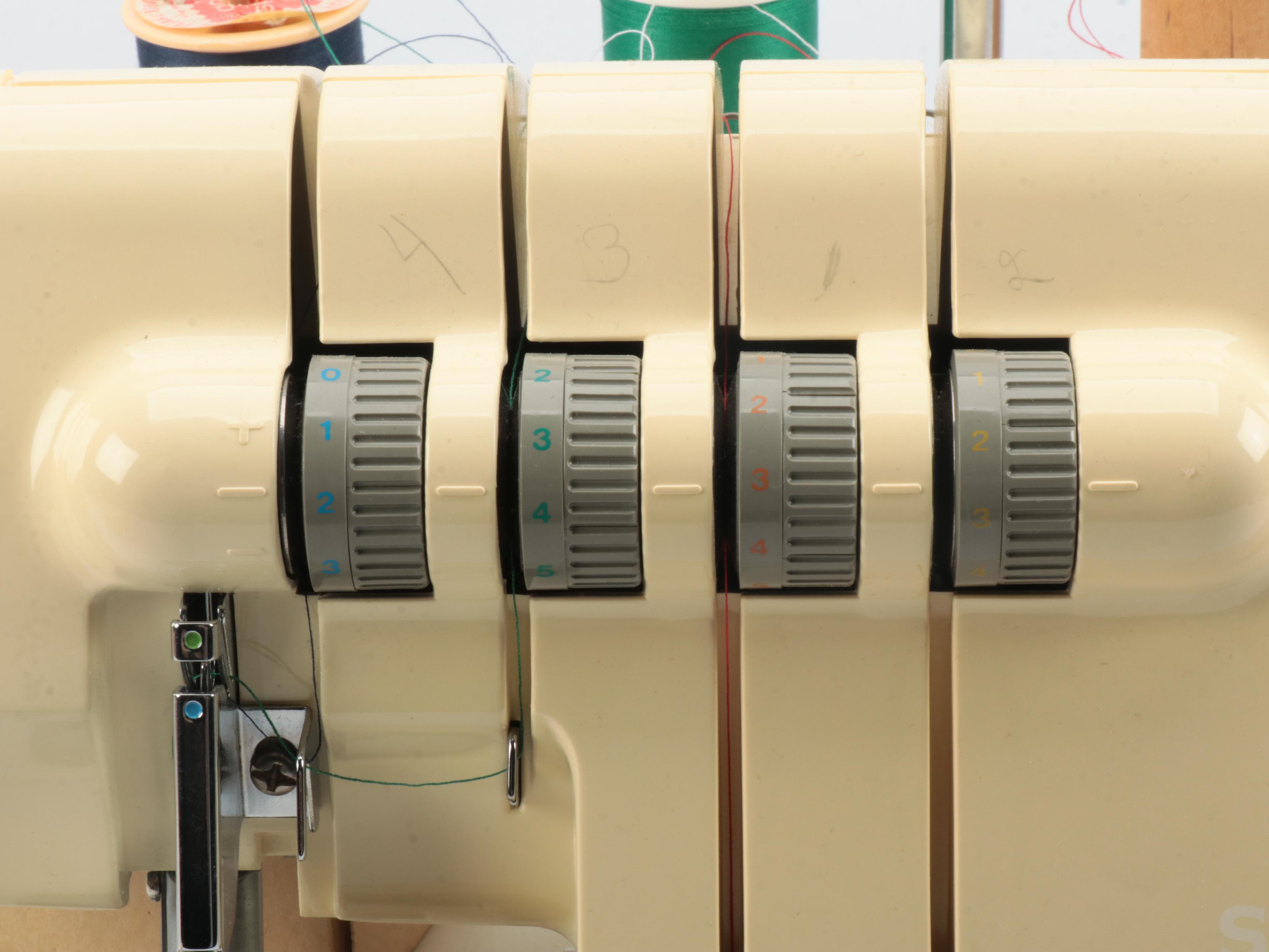 Singer Ultralock Serger, Model 14U554, with Accessories