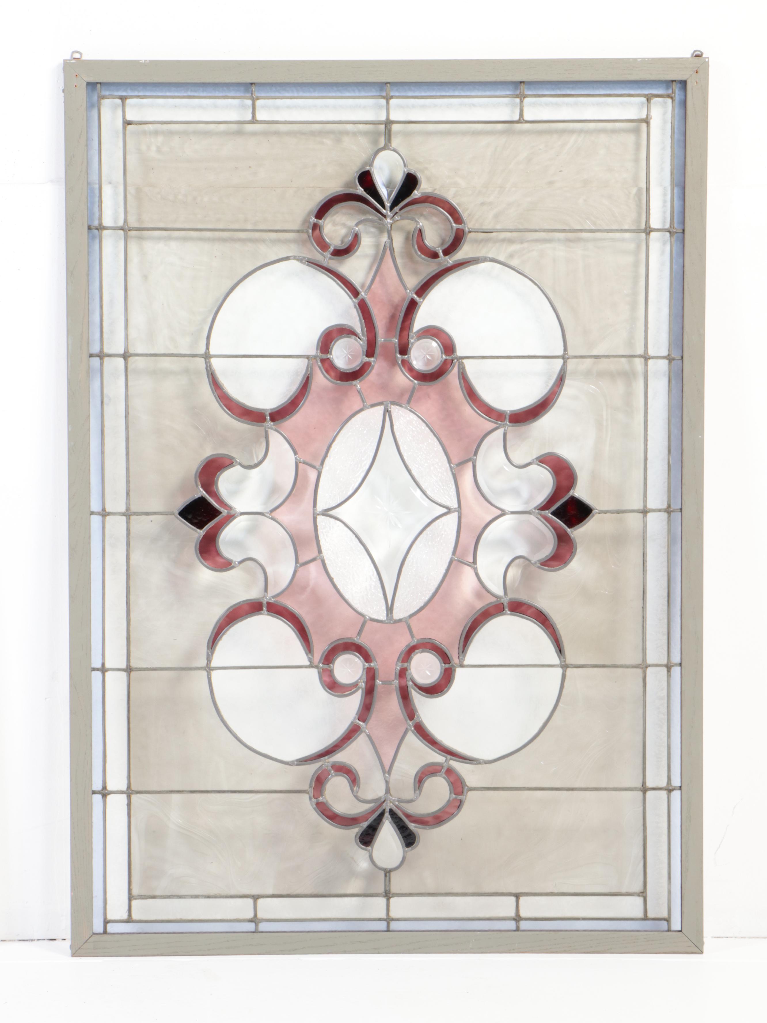 Two Arts and Crafts Style Stained Glass Windows