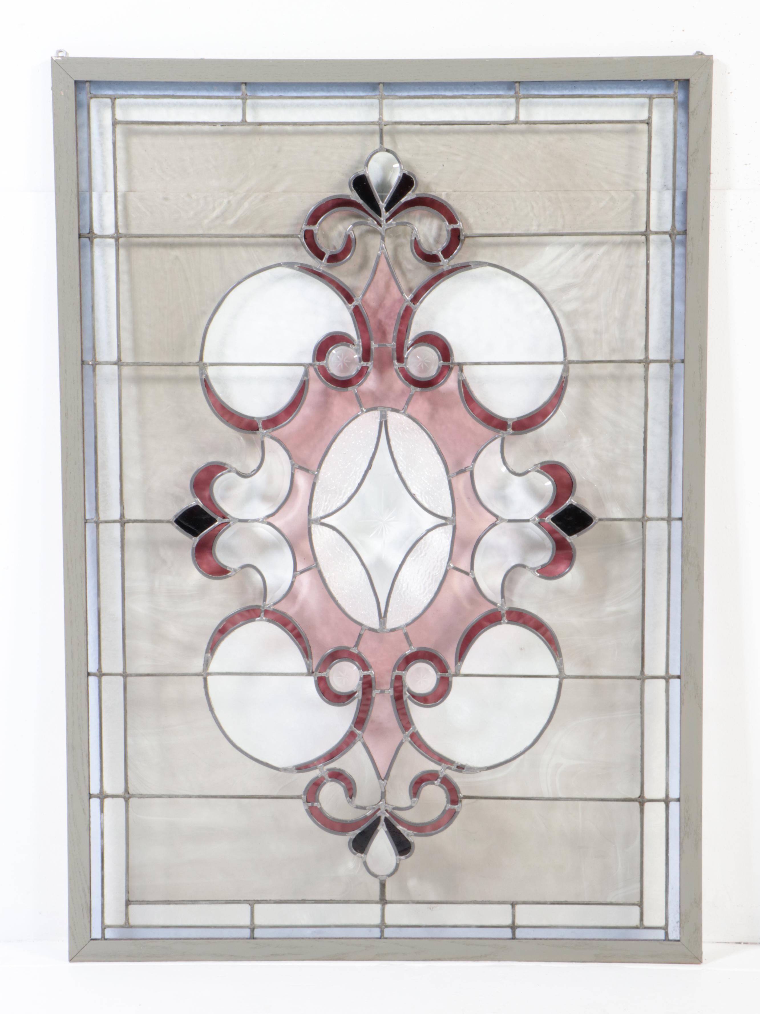 Two Arts and Crafts Style Stained Glass Windows