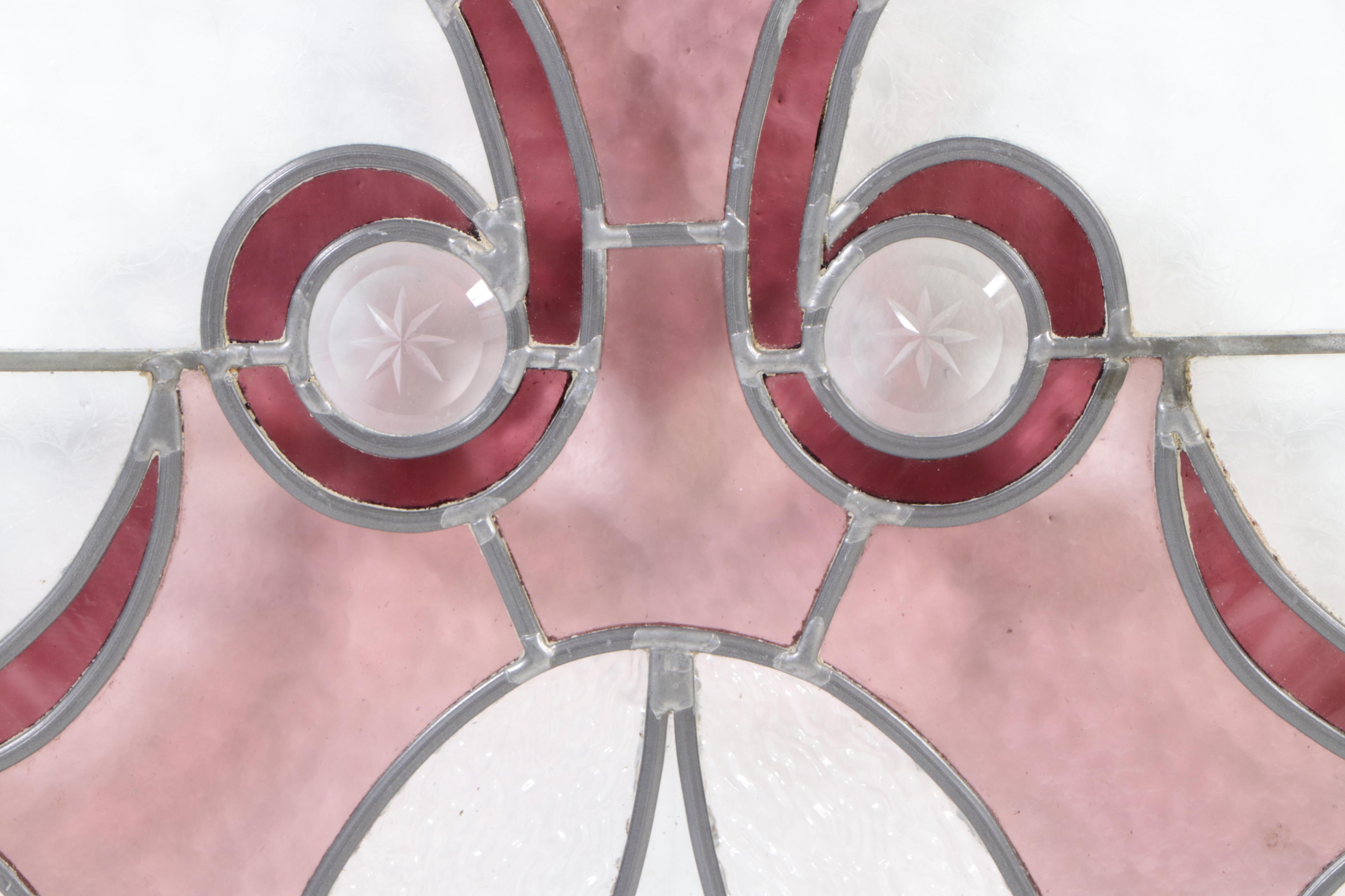 Two Arts and Crafts Style Stained Glass Windows