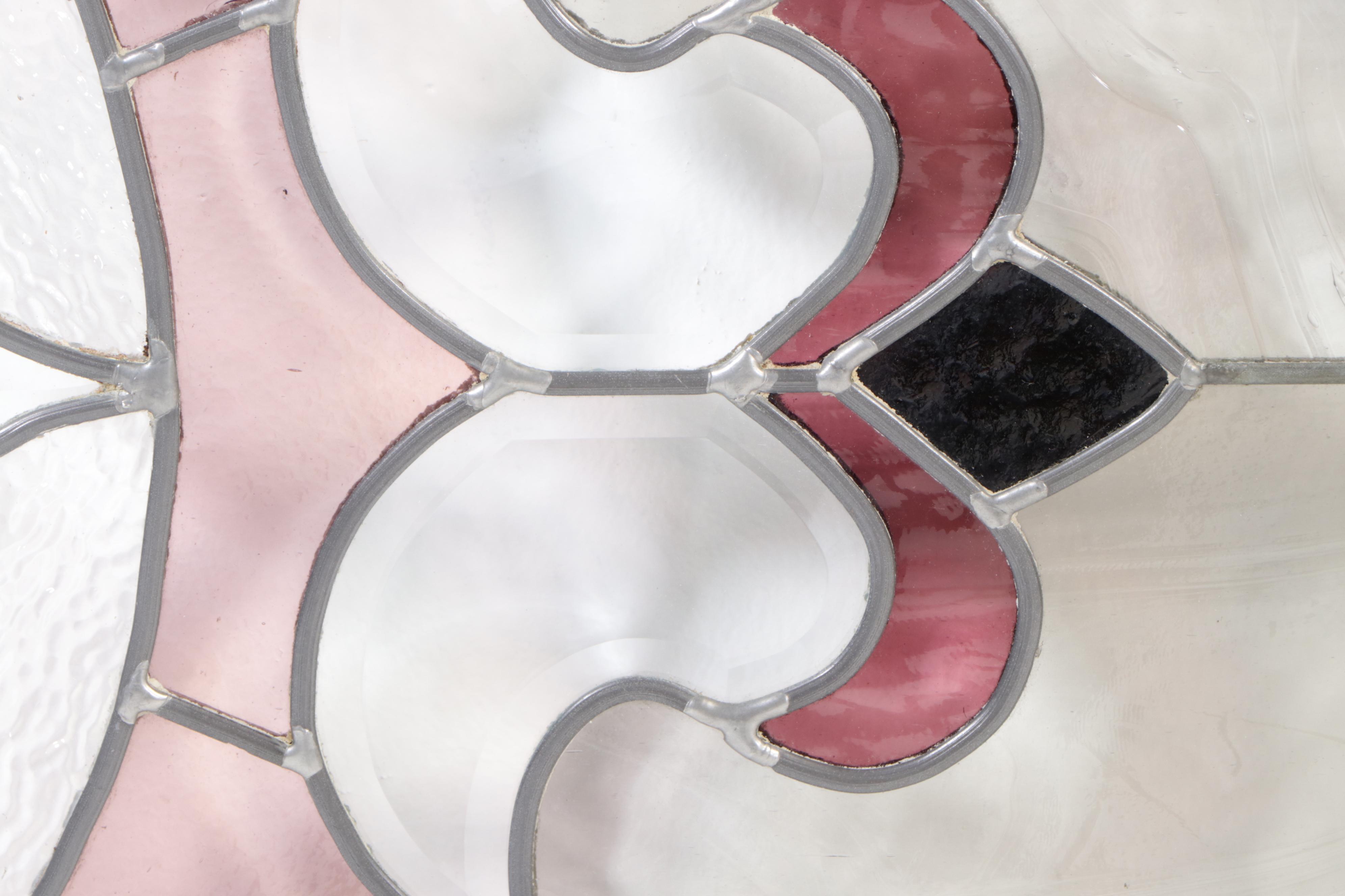 Two Arts and Crafts Style Stained Glass Windows