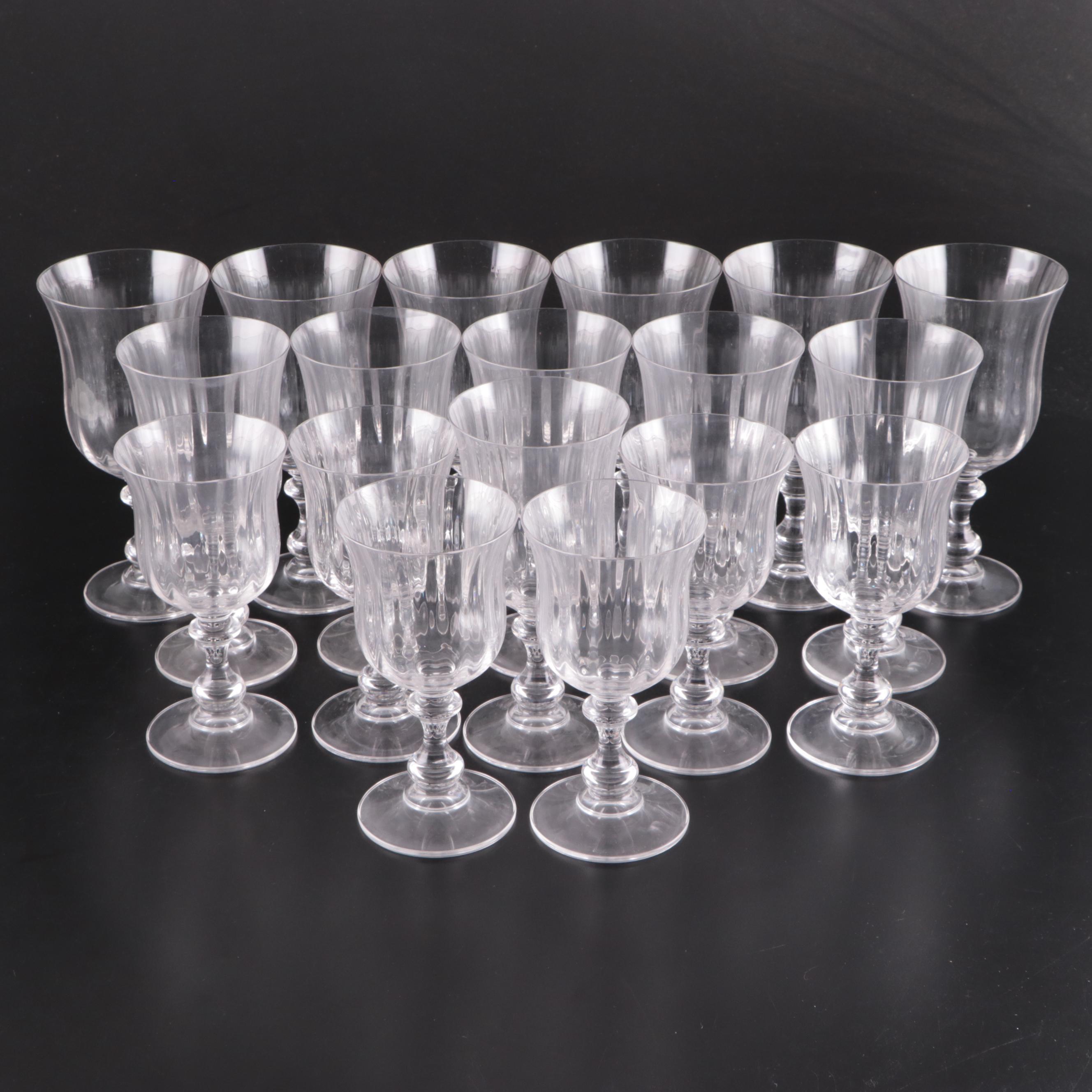 Mikasa "French Countryside" Glass Water Goblets and Wine Glasses