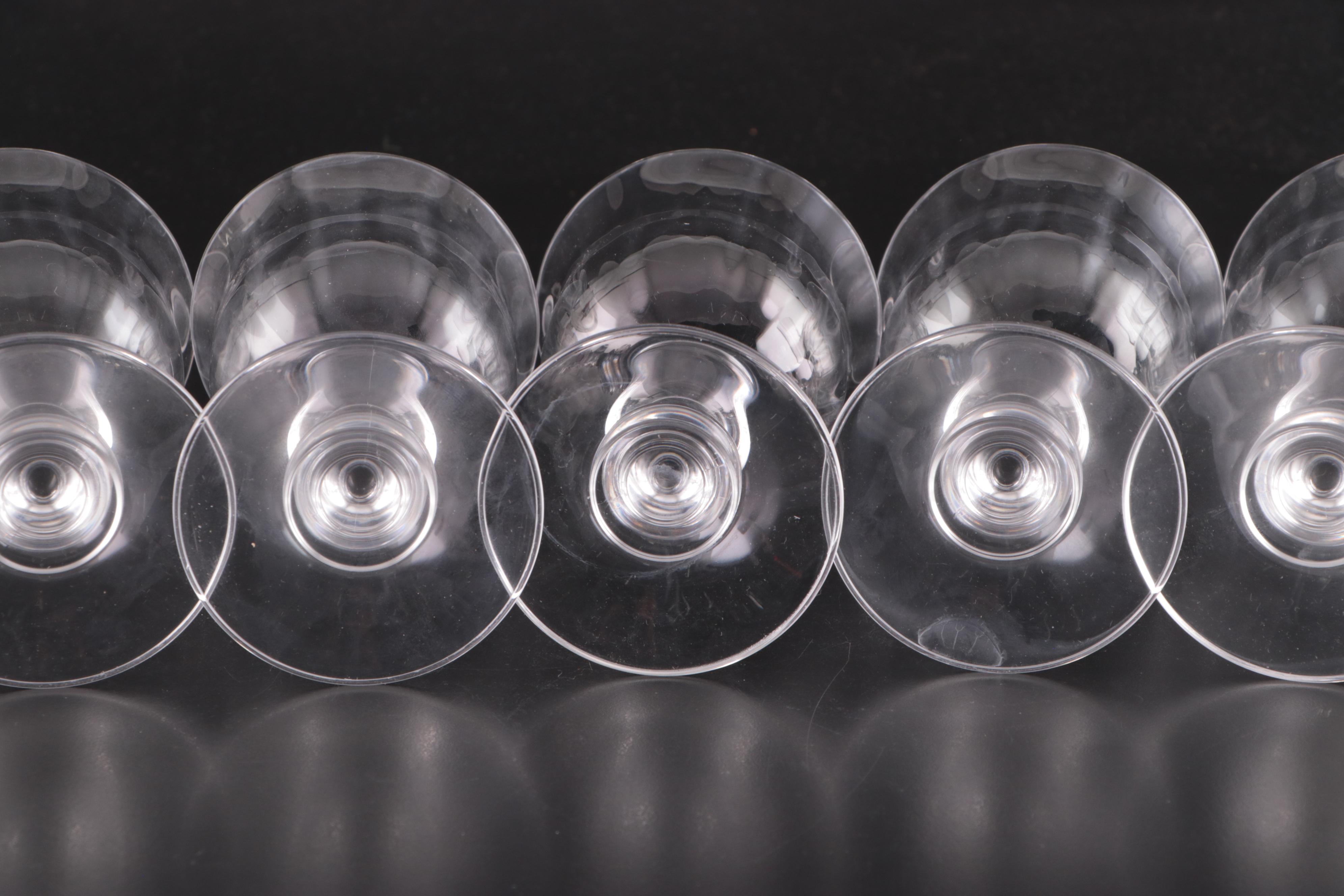 Mikasa "French Countryside" Glass Water Goblets and Wine Glasses