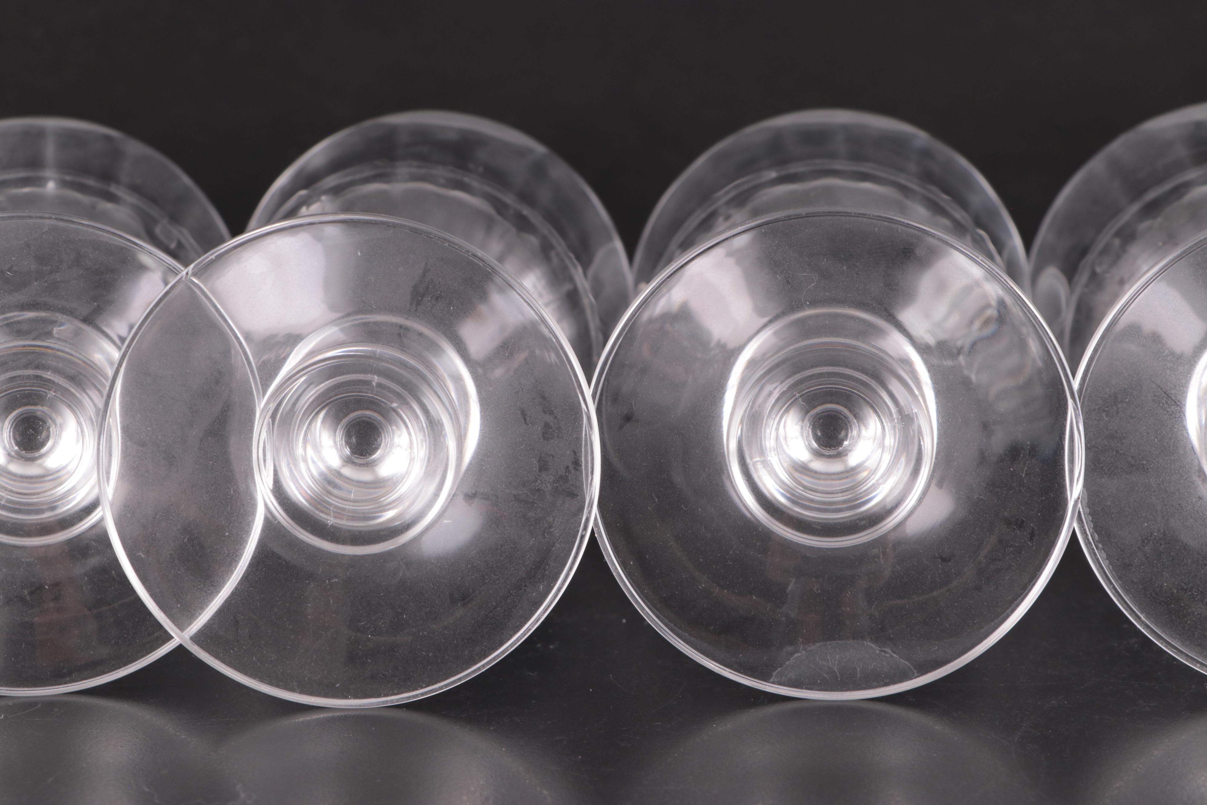 Mikasa "French Countryside" Glass Water Goblets and Wine Glasses