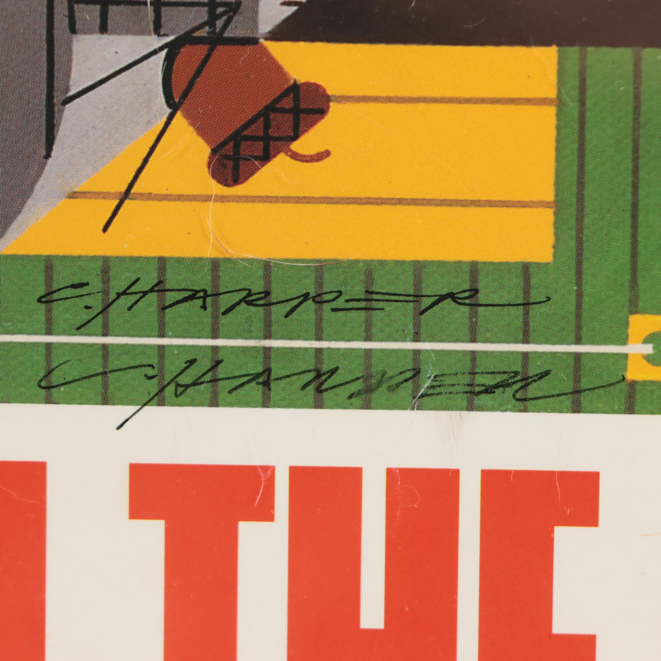 Charley Harper Offset Lithograph Poster "Biodiversity in the Burbs," 1996