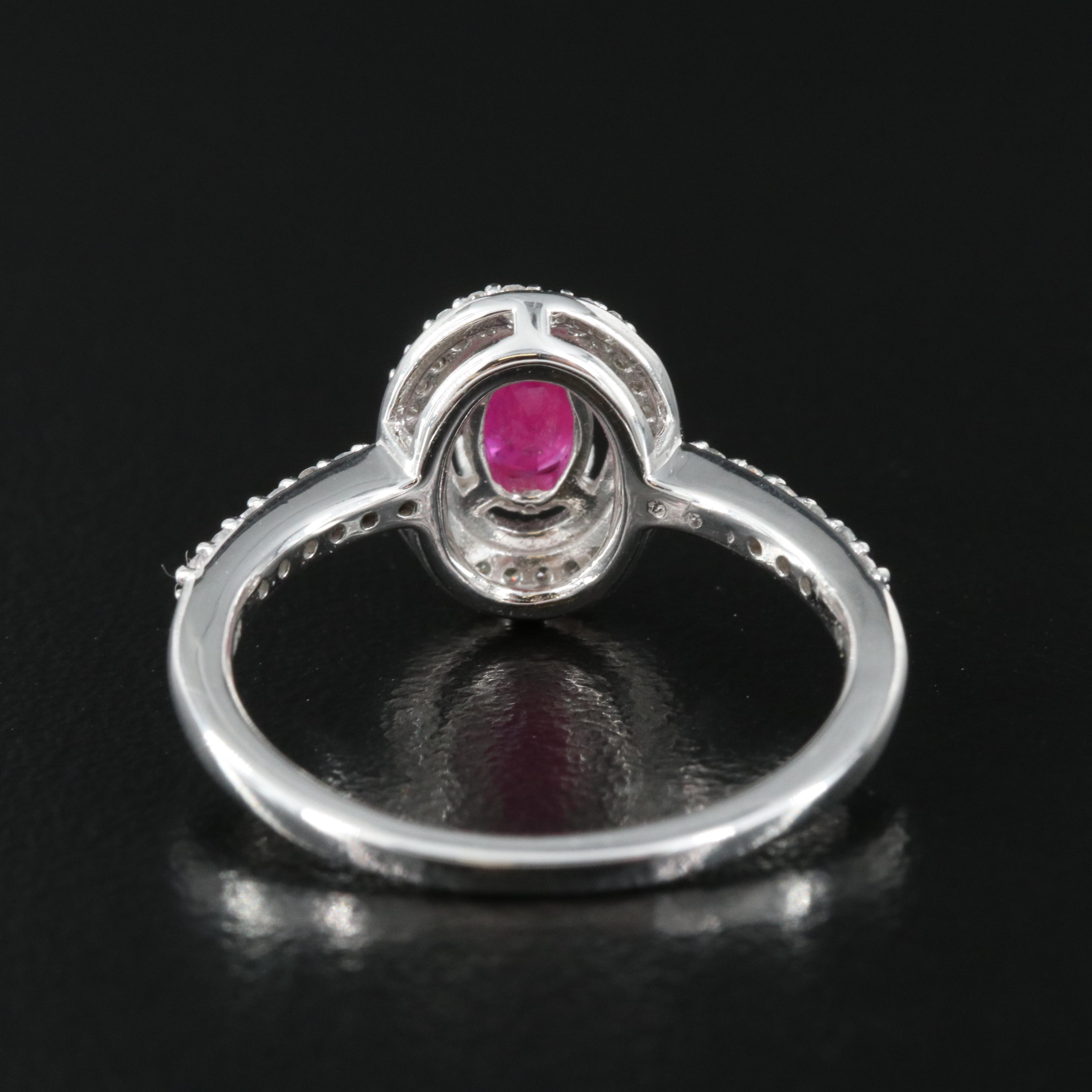 10K Ruby and Diamond Ring