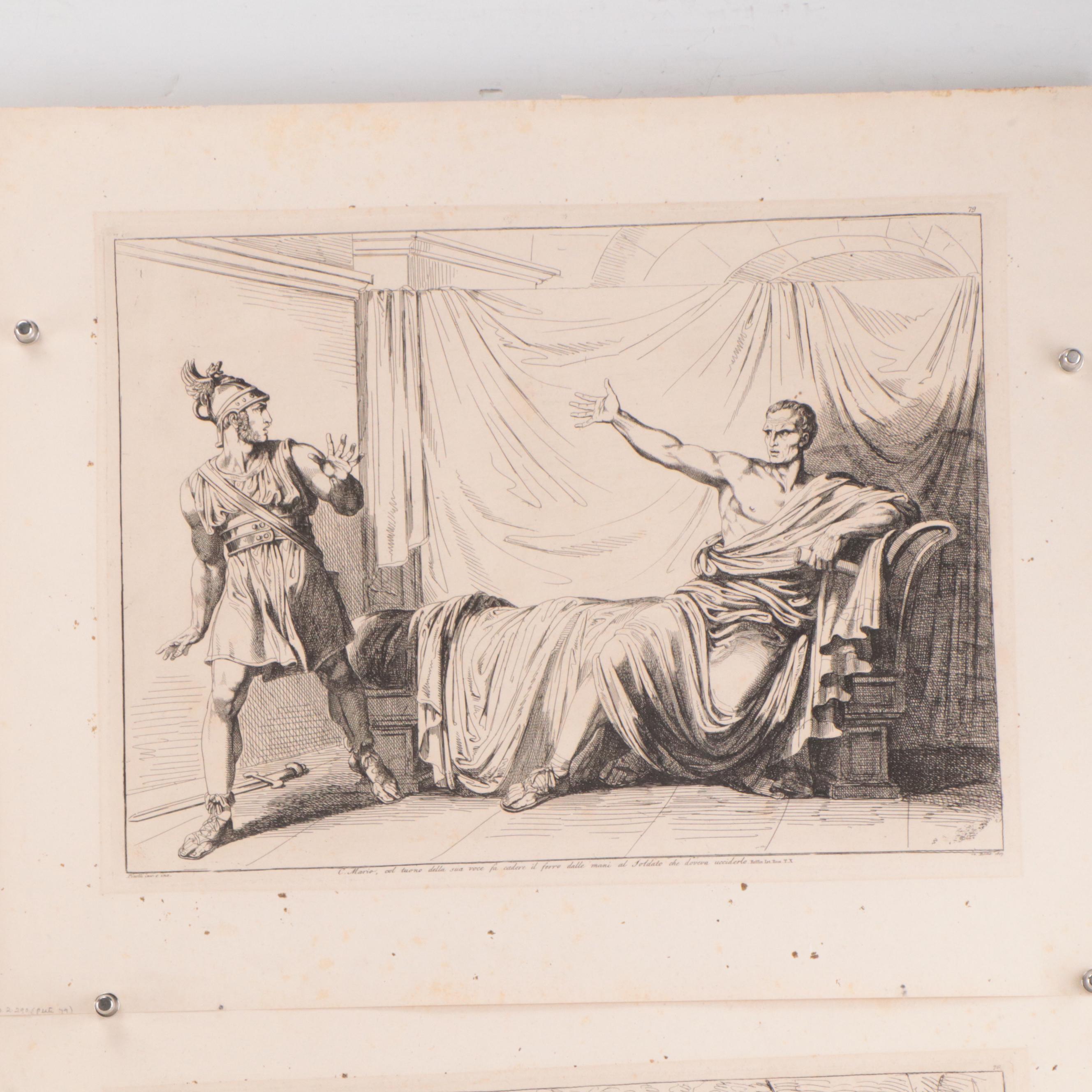 Bartolomeo Pinelli Engravings From 