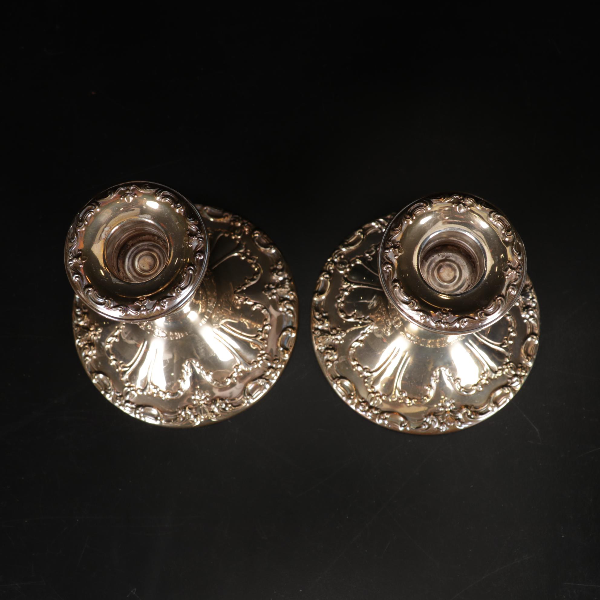 Gorham, Godinger, Rockford and Other Silverplate Candlesticks and Tableware