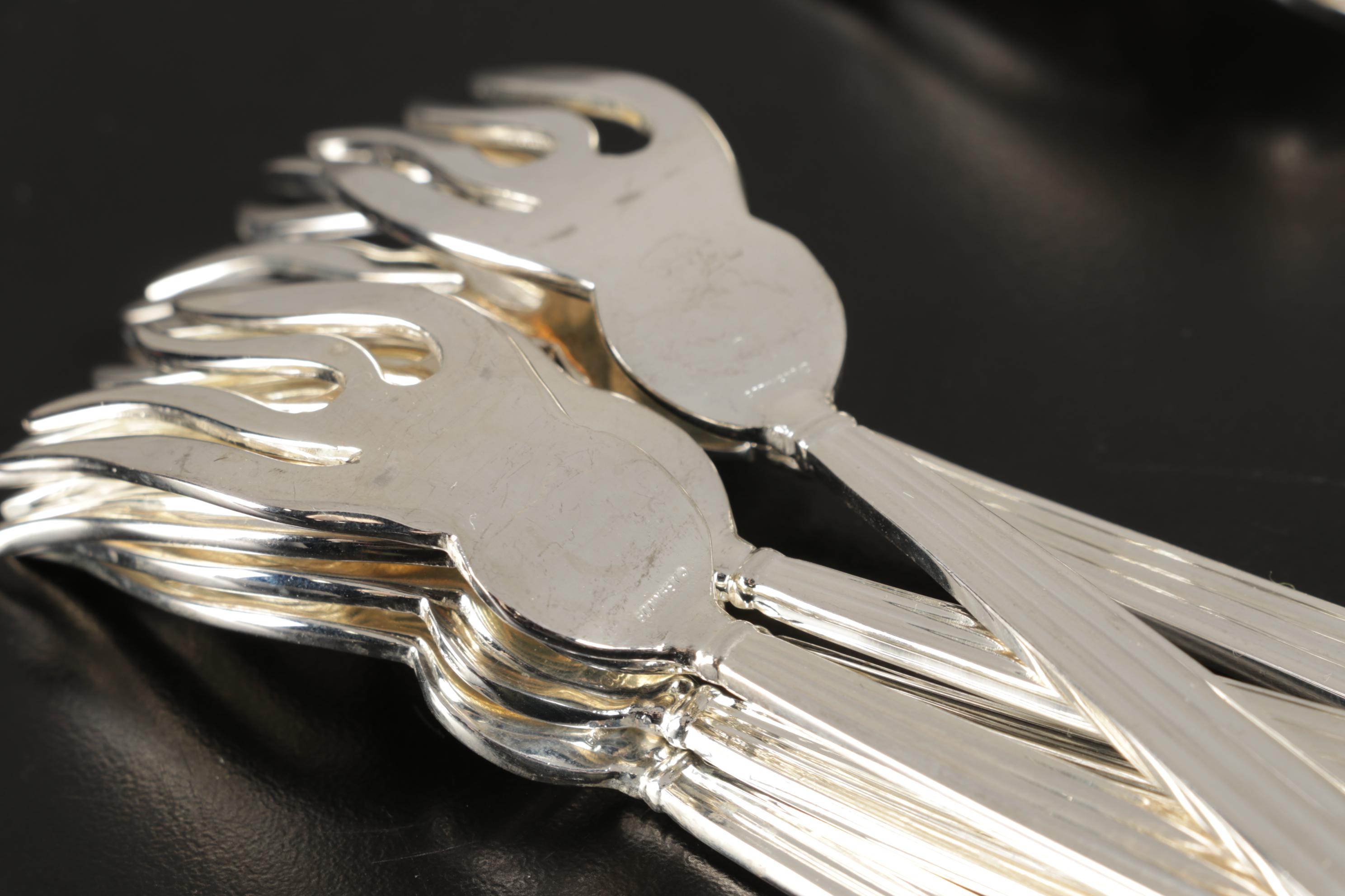 Gorham, Godinger, Rockford and Other Silverplate Candlesticks and Tableware