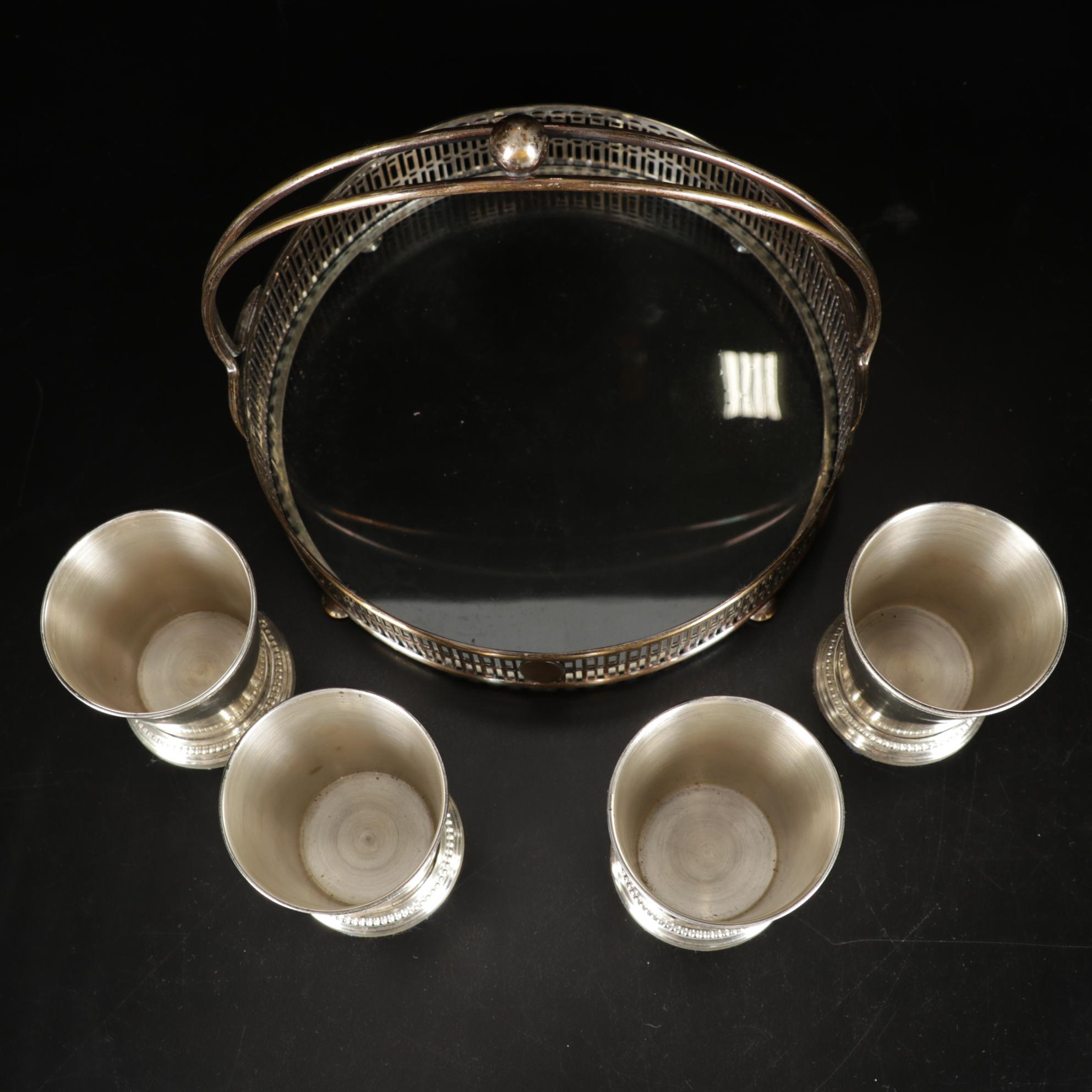 Gorham, Godinger, Rockford and Other Silverplate Candlesticks and Tableware