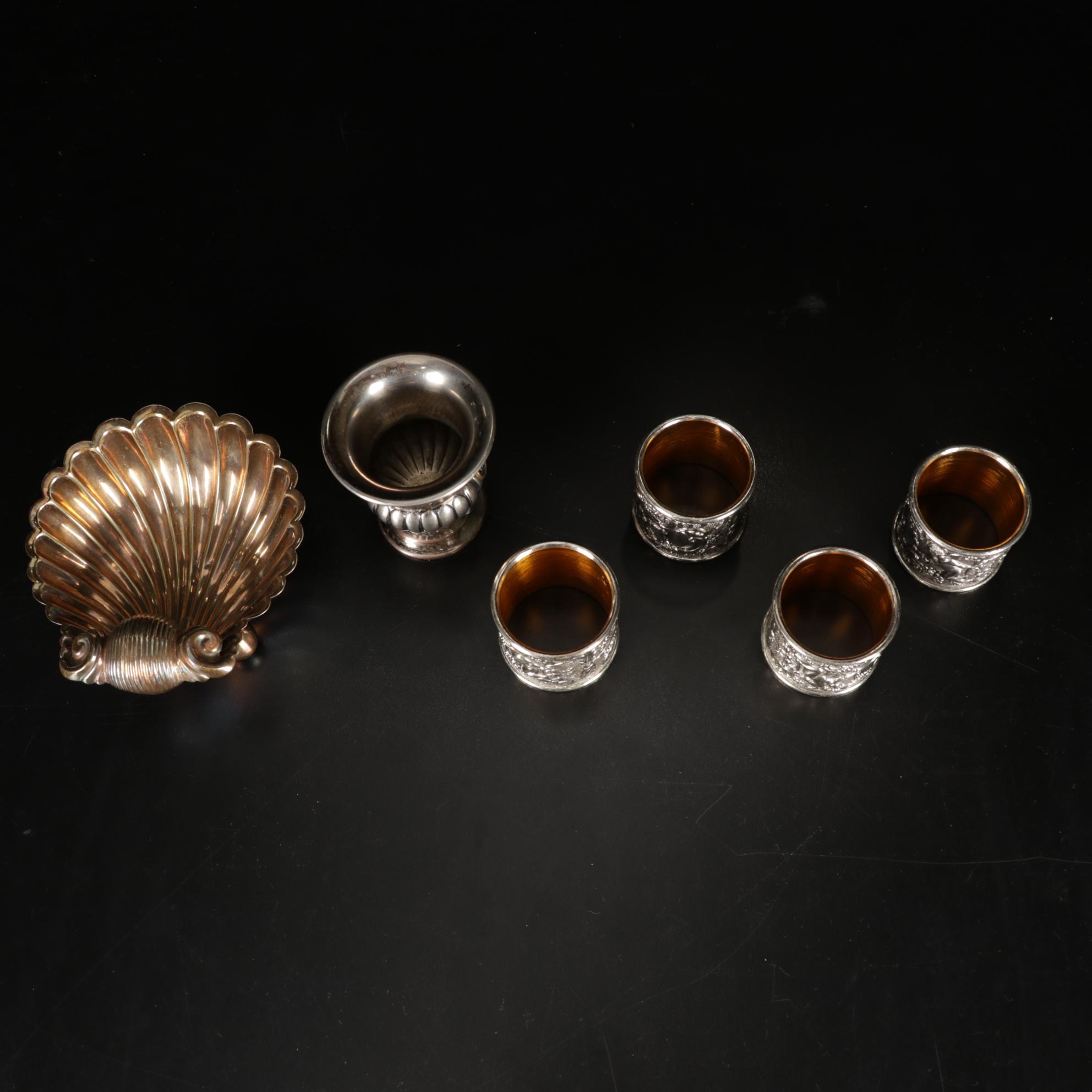 Gorham, Godinger, Rockford and Other Silverplate Candlesticks and Tableware