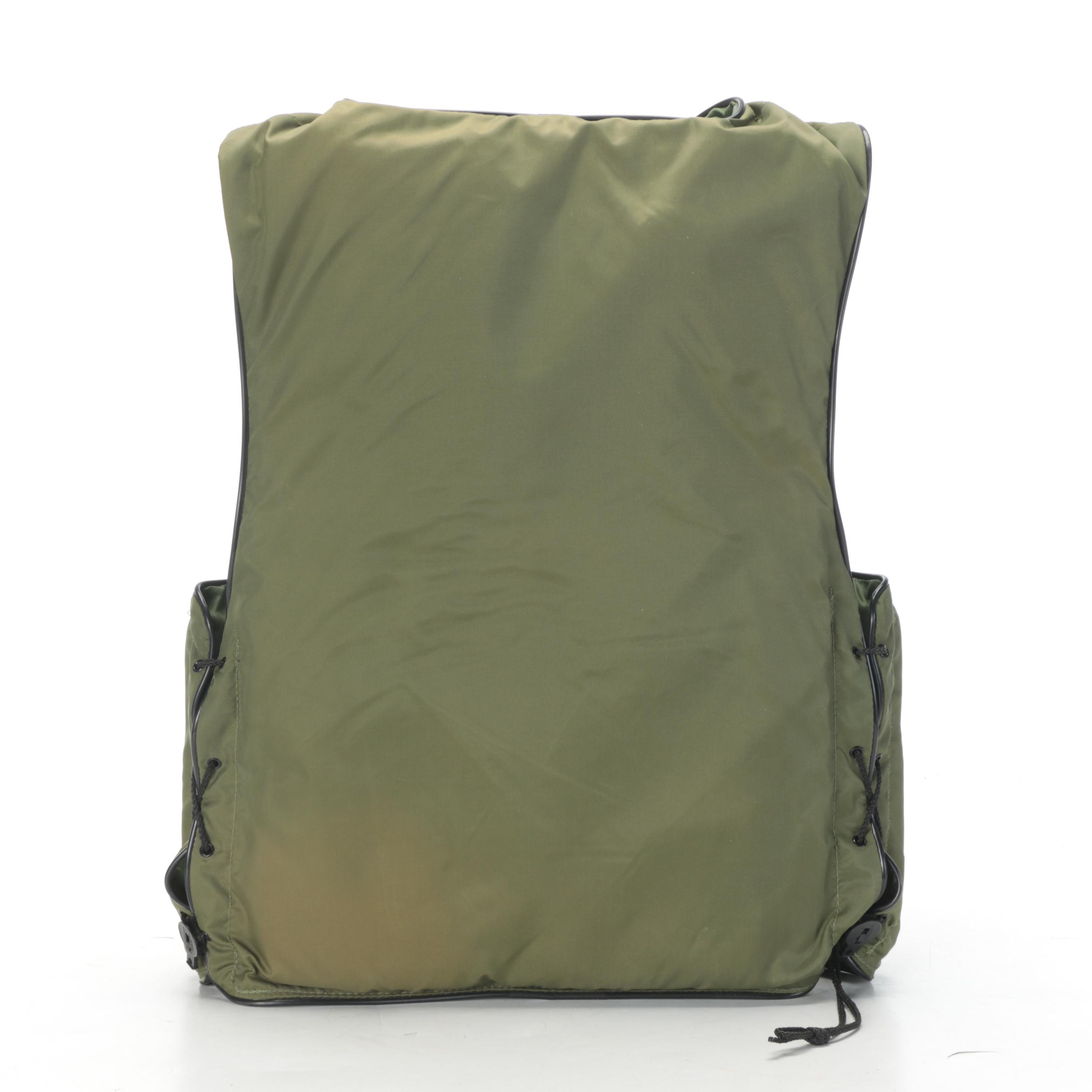 Bass Pro Fishing Vest and With Rods, Reels and Mess Kit