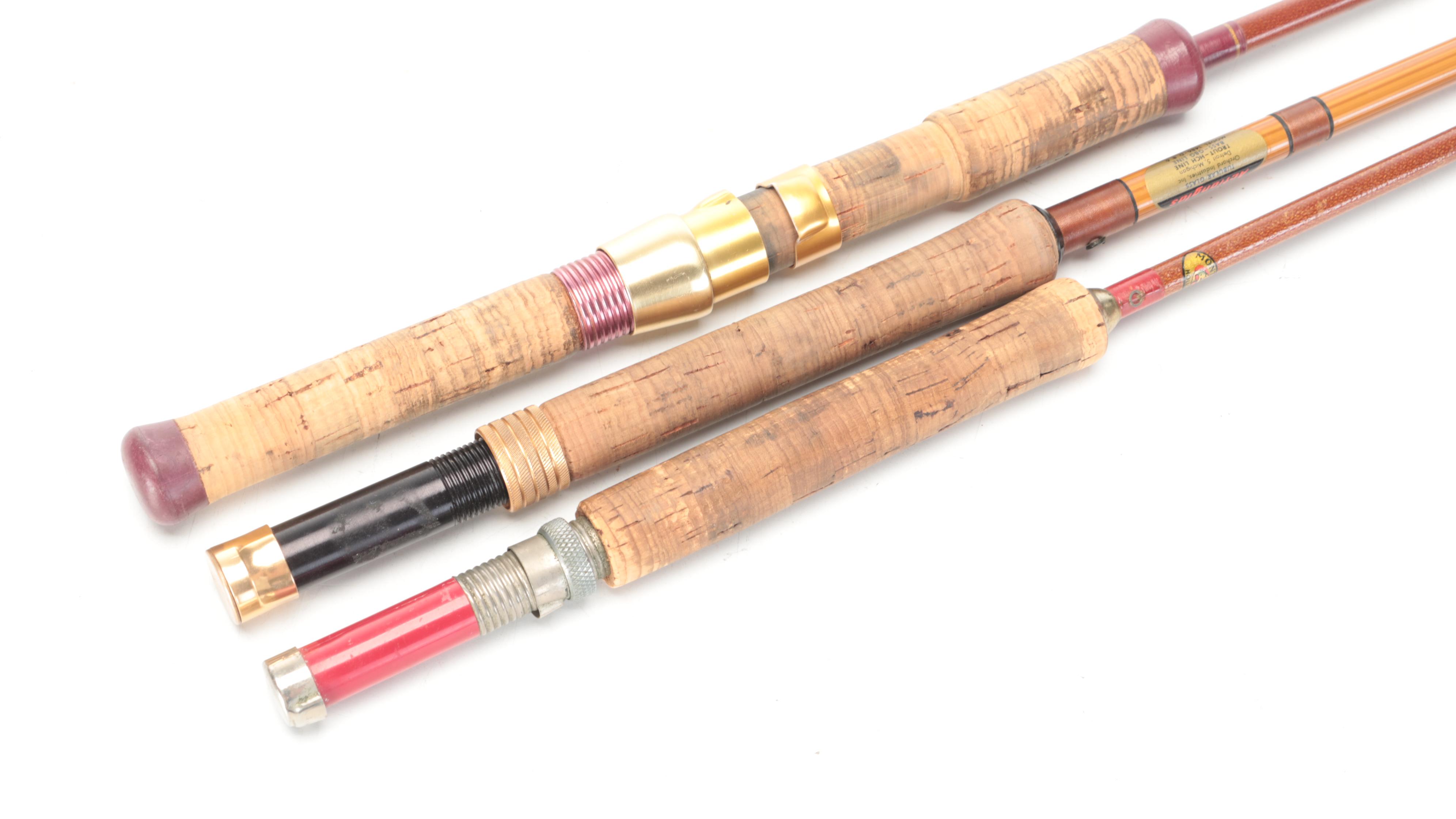 Bass Pro Fishing Vest and With Rods, Reels and Mess Kit