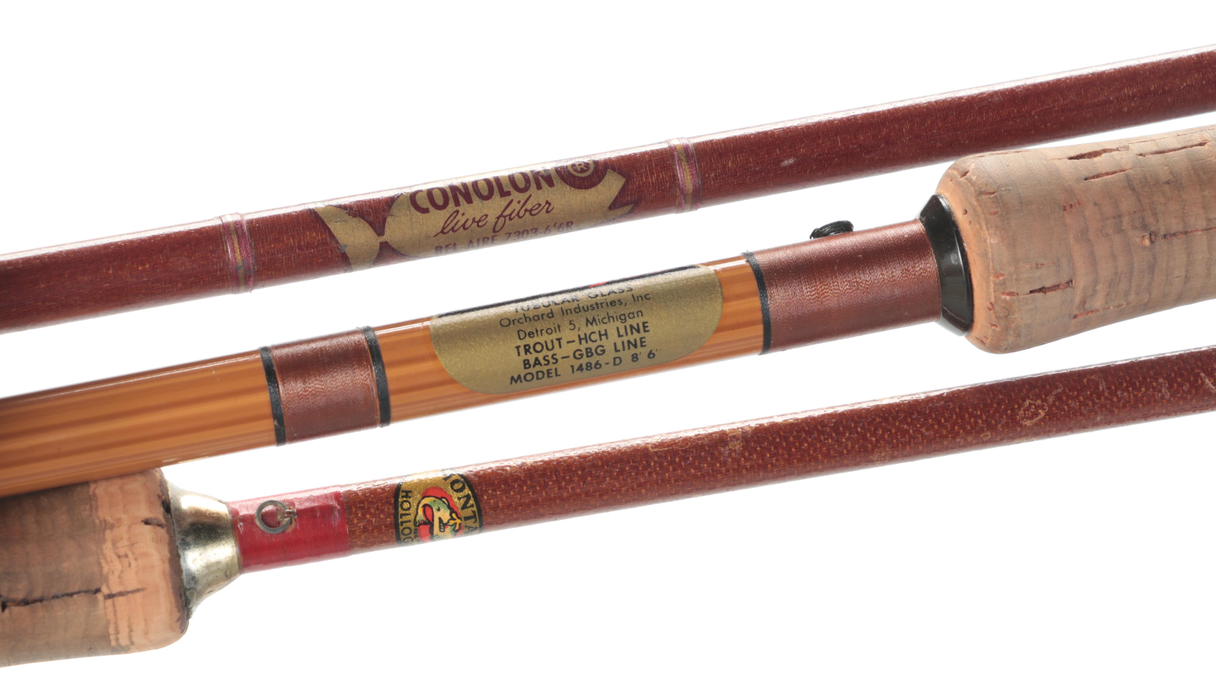 Bass Pro Fishing Vest and With Rods, Reels and Mess Kit