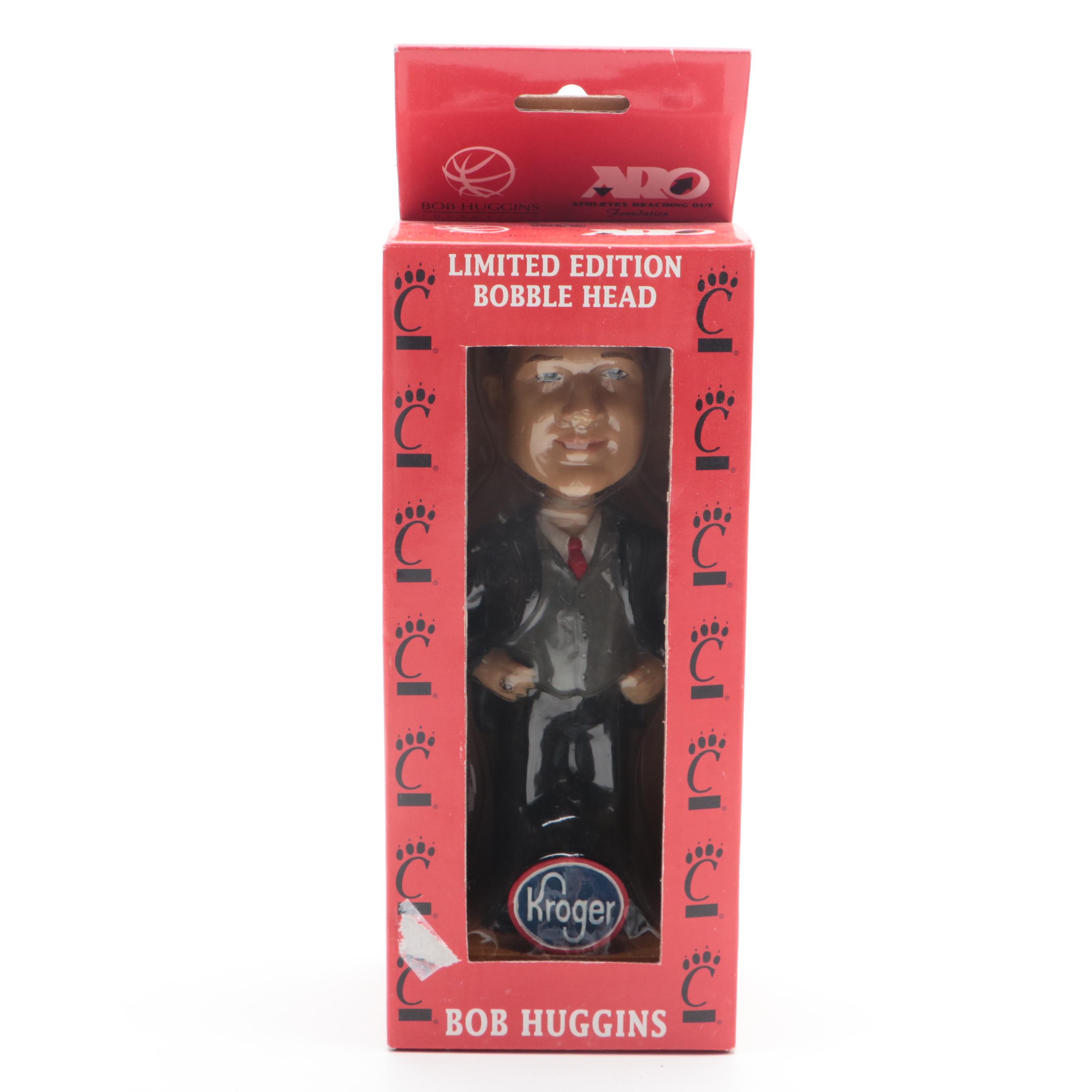 Cincinnati Reds Bob Huggins Bobblehead with Looney Toons Reds Prints and More