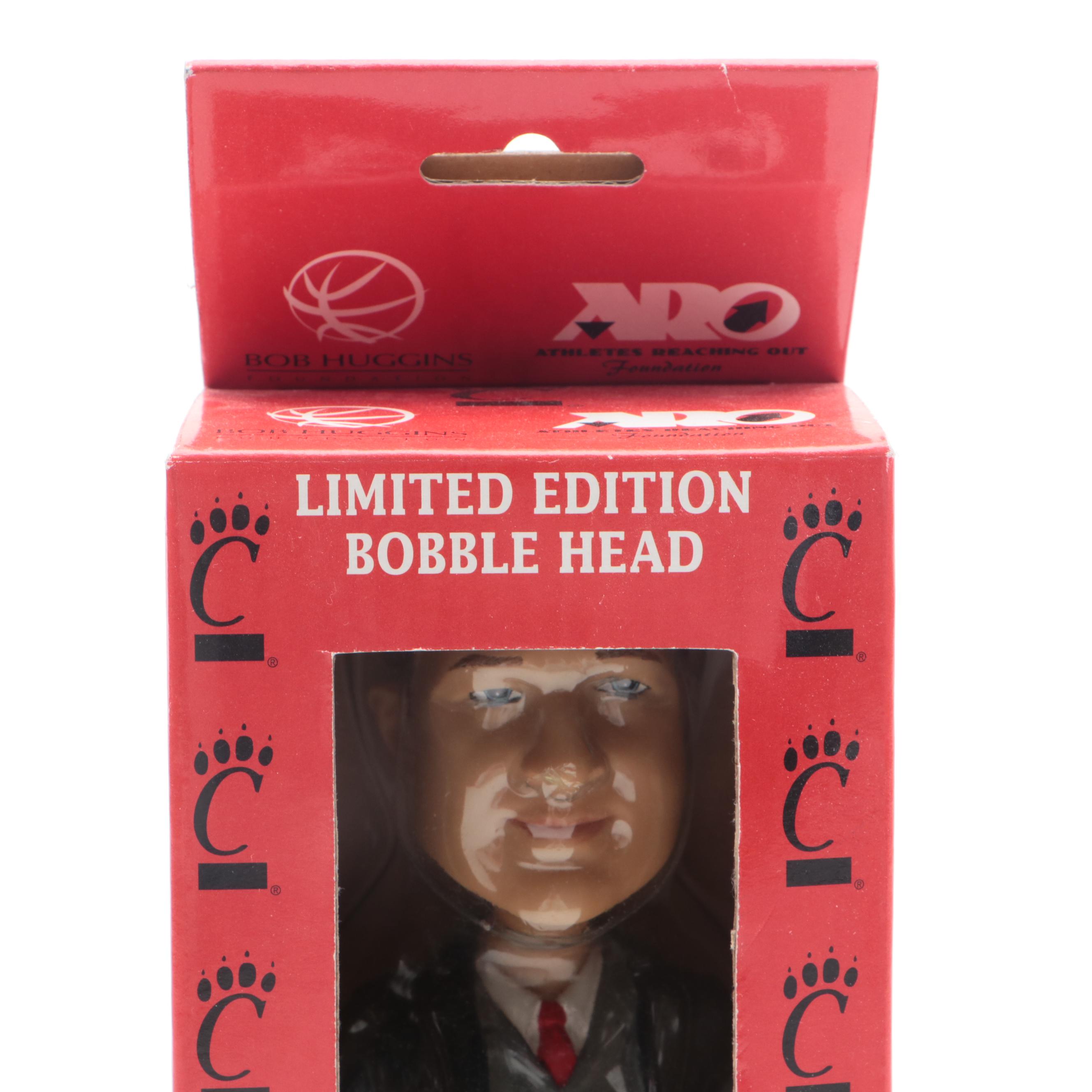 Cincinnati Reds Bob Huggins Bobblehead with Looney Toons Reds Prints and More