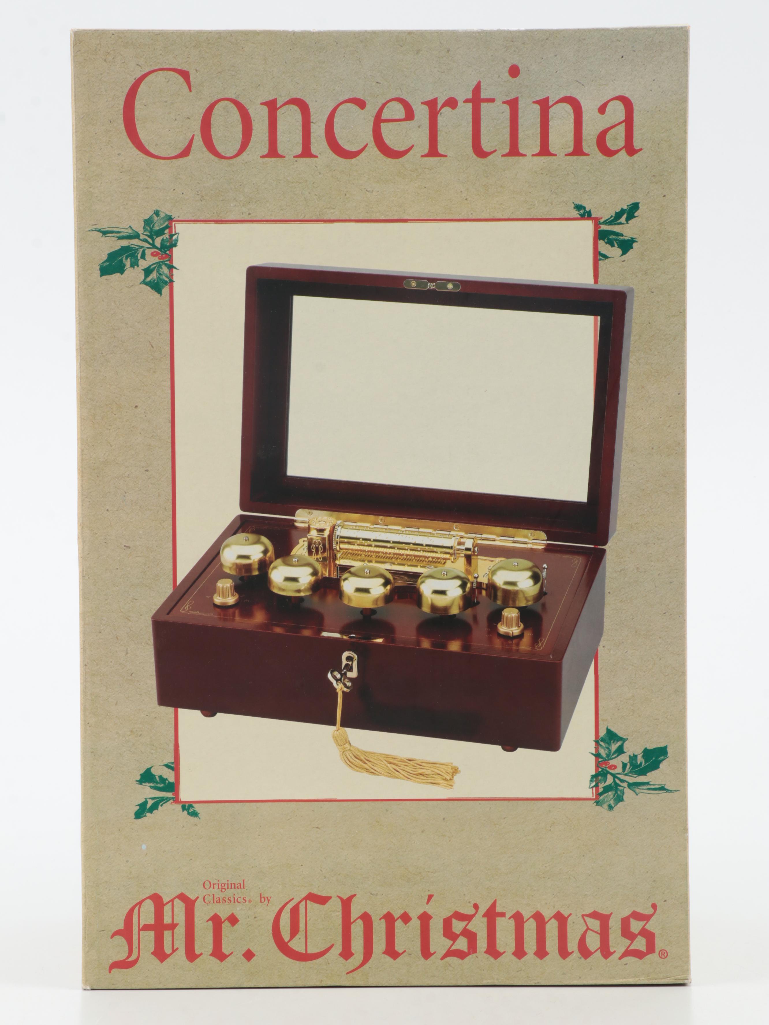 Mr. Christmas Concertina Music Box EBTH