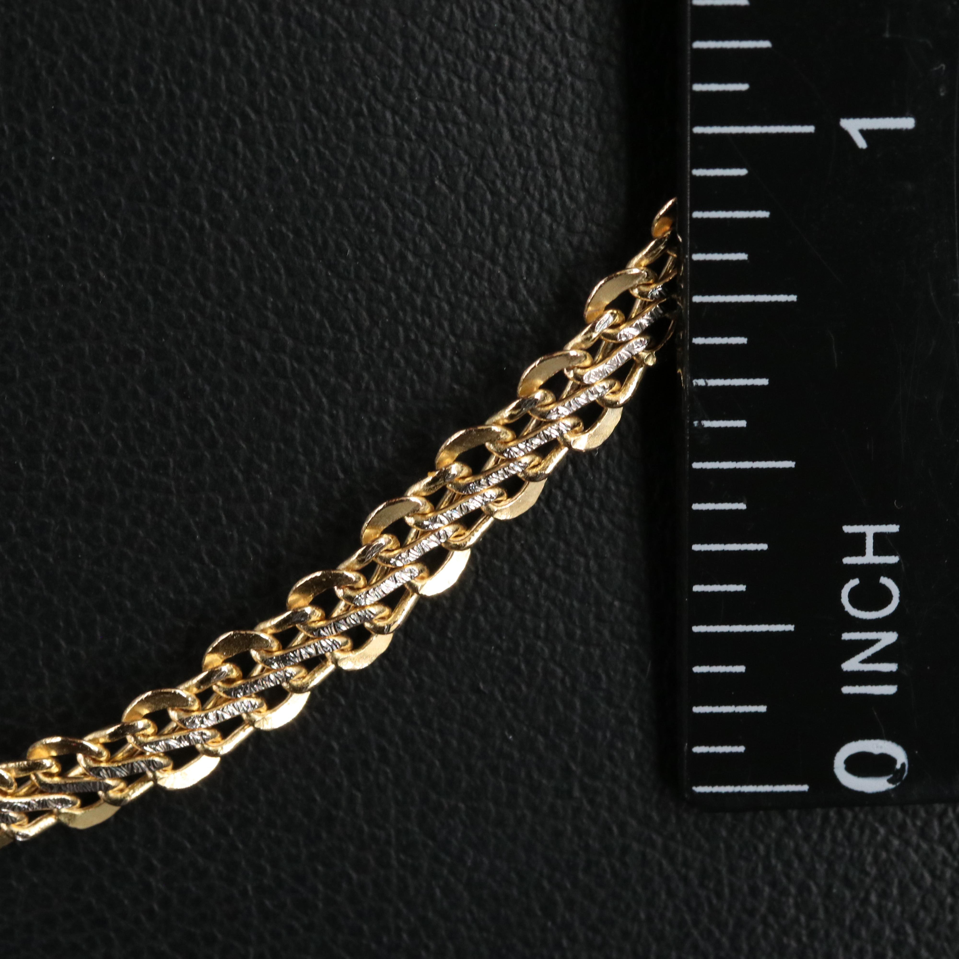 14K Bismark Chain Necklace