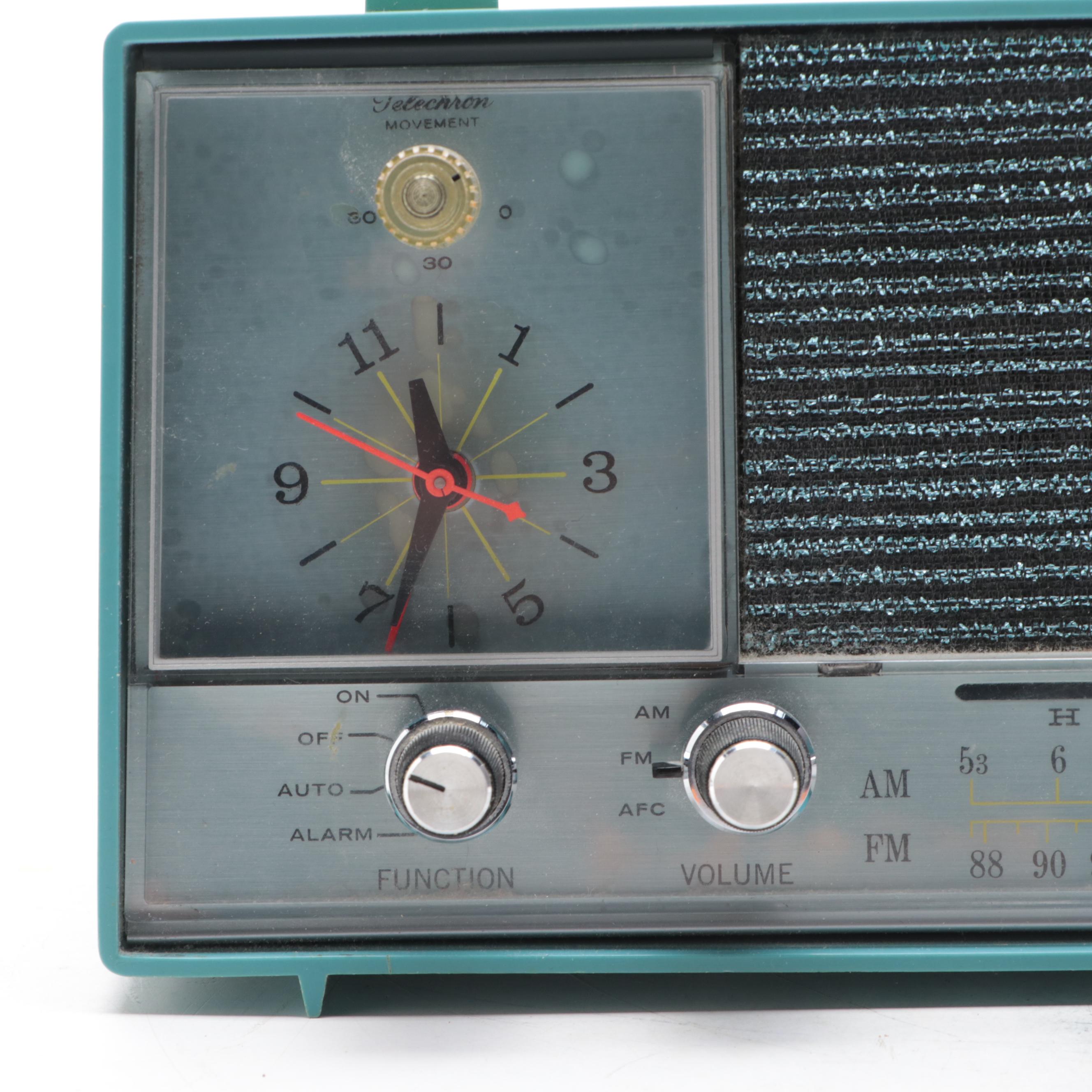 Telechron AM/FM Alarm Clock Radio