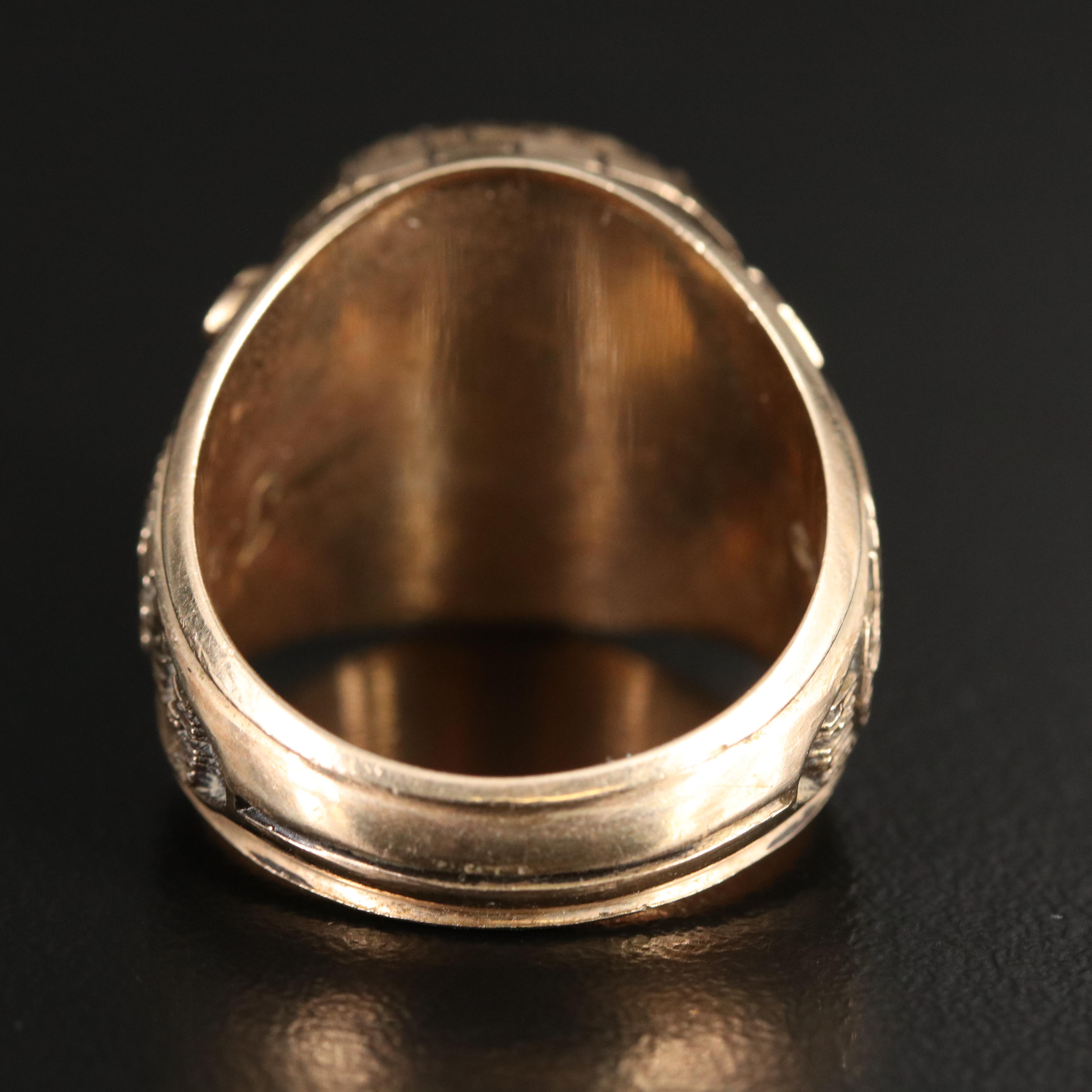 Jostons 10K Spinel St. Xavier High School 1978 Class RIng