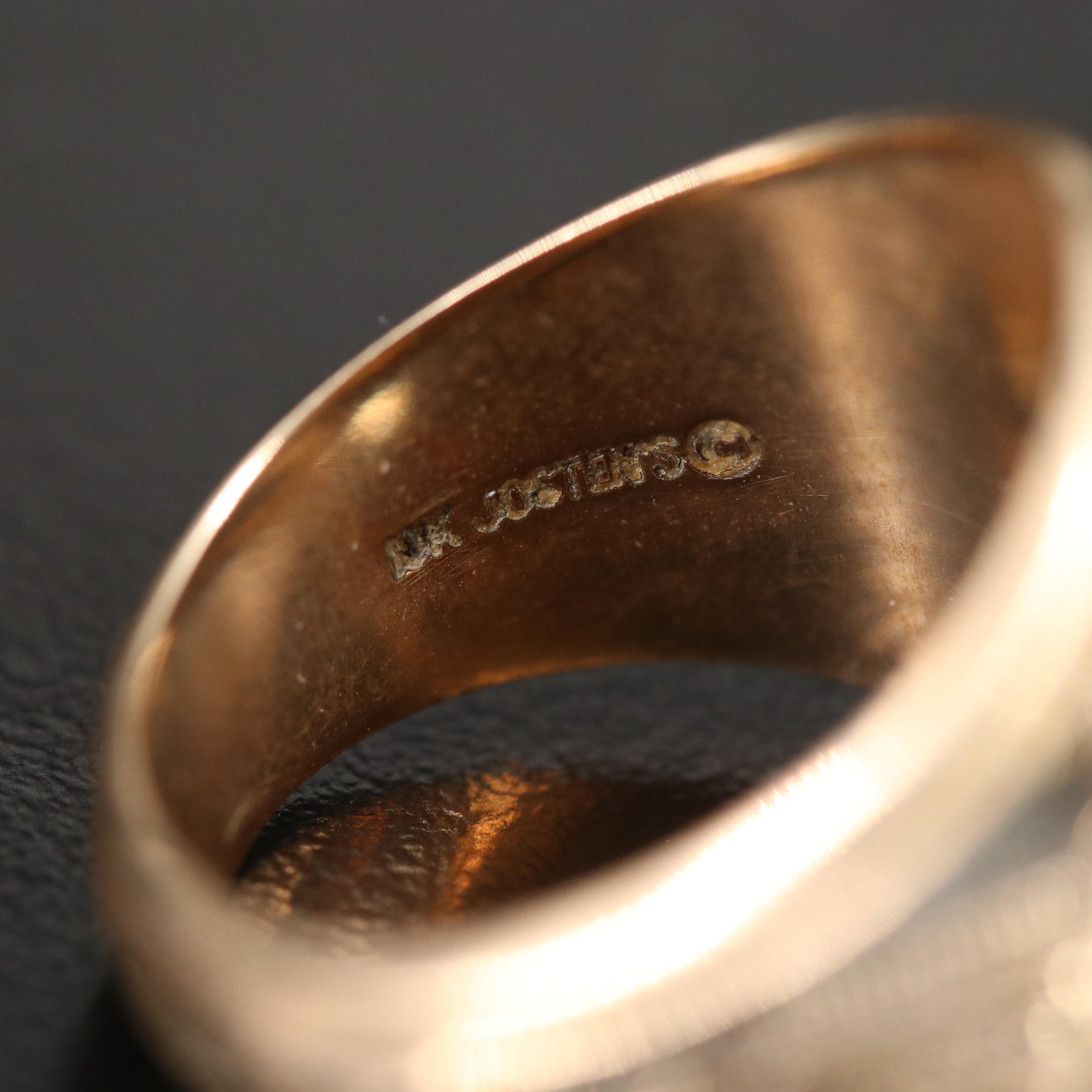 Jostons 10K Spinel St. Xavier High School 1978 Class RIng