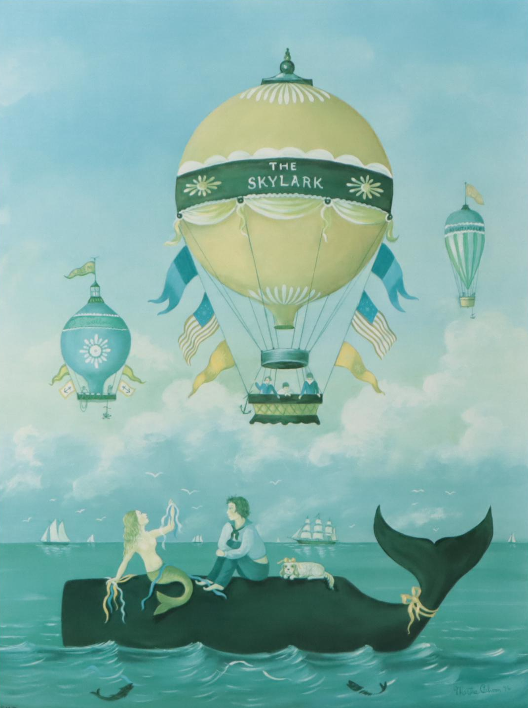 Photomechanical Prints After Martha Cahoon Including "The Skylark"