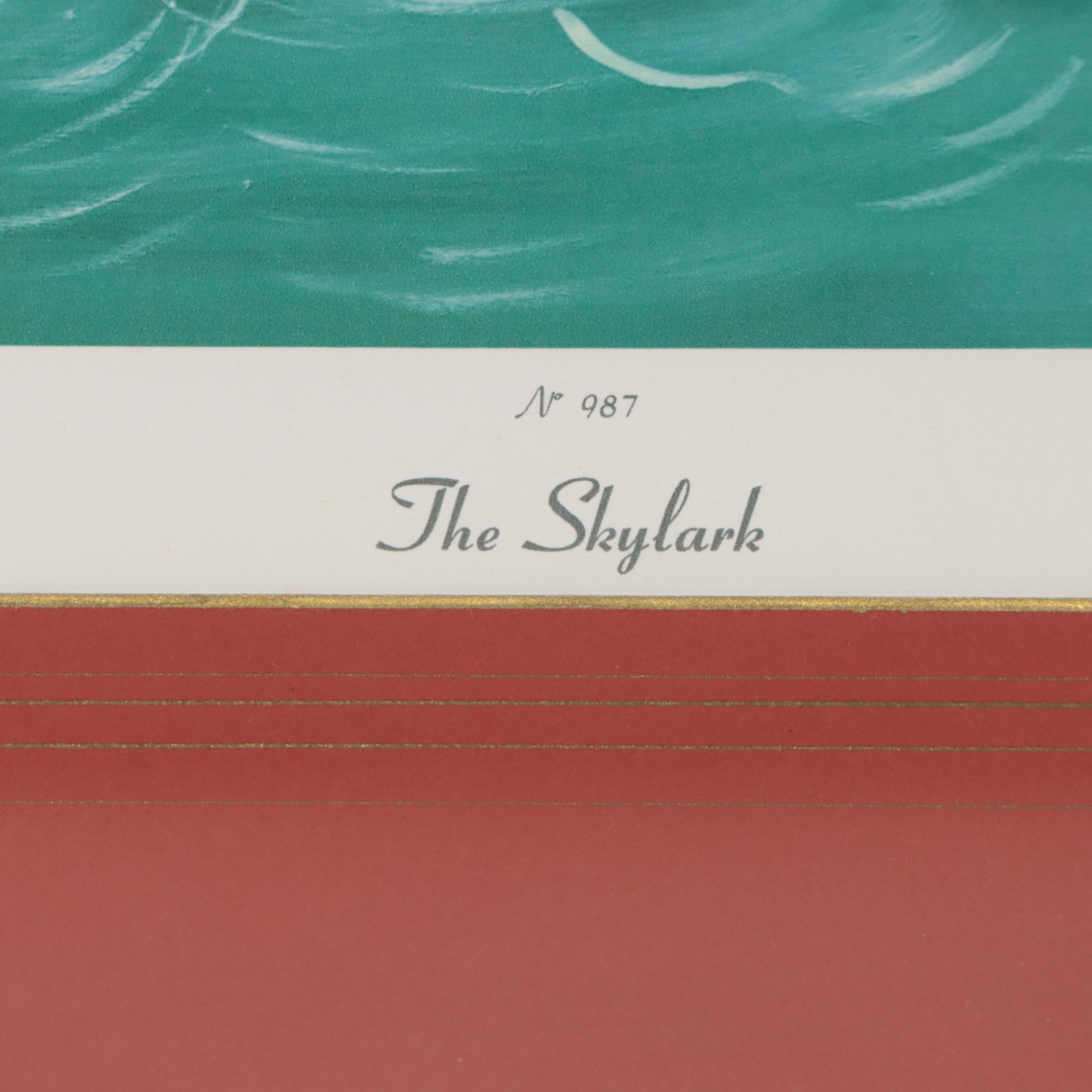 Photomechanical Prints After Martha Cahoon Including "The Skylark"